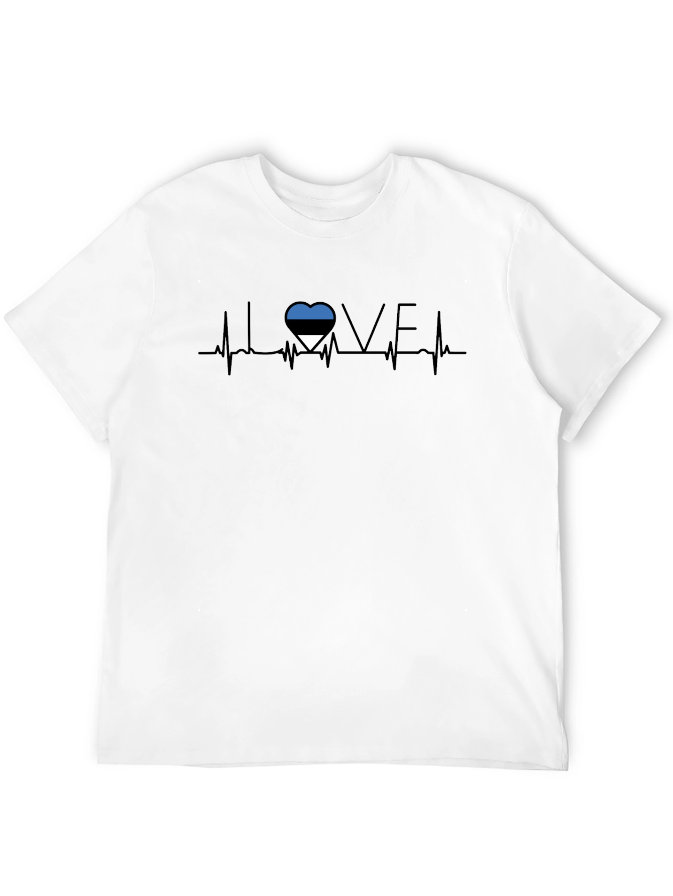 Estonia Love Heartbeat T-Shirt