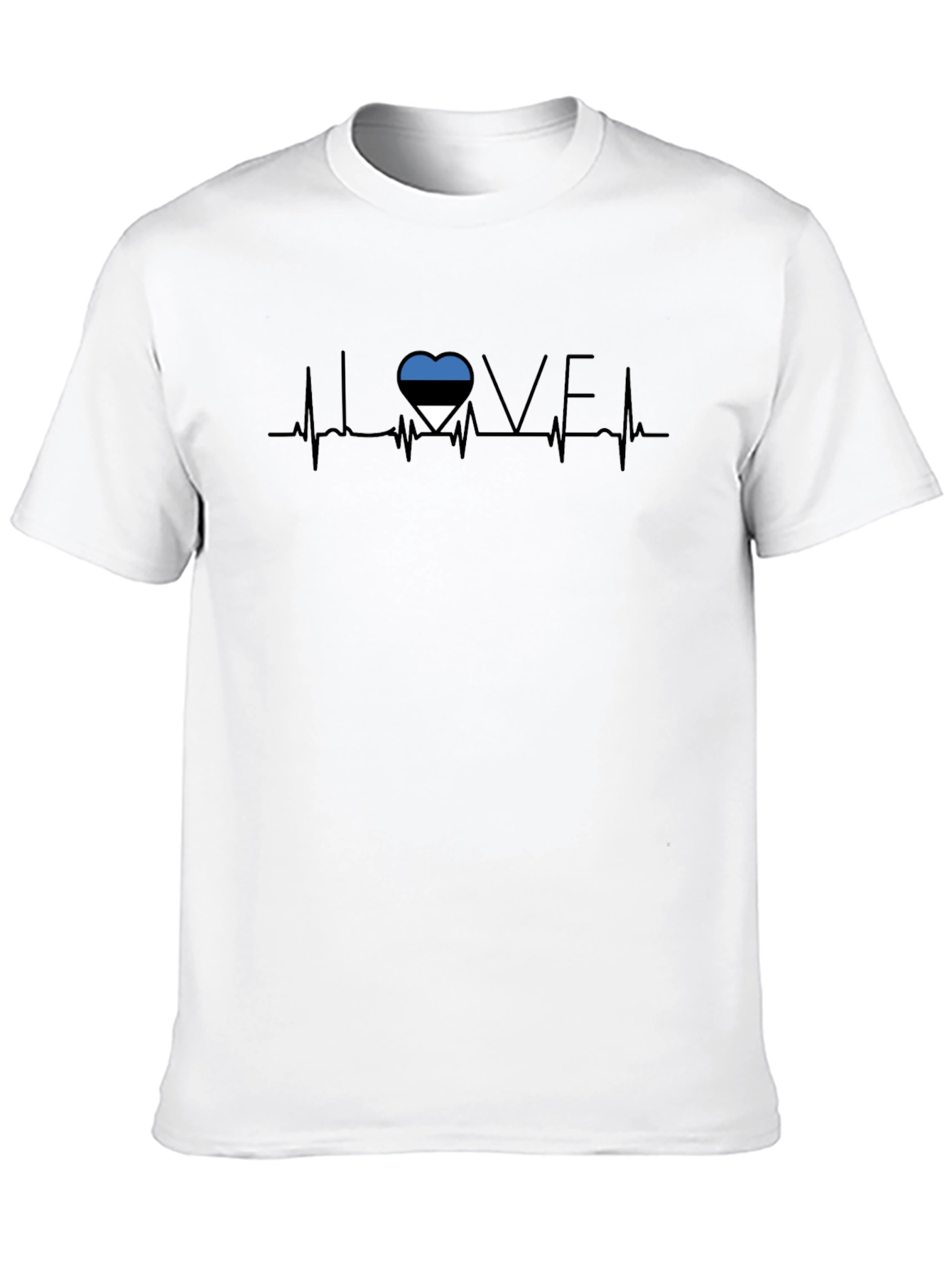 Estonia Love Heartbeat T-Shirt