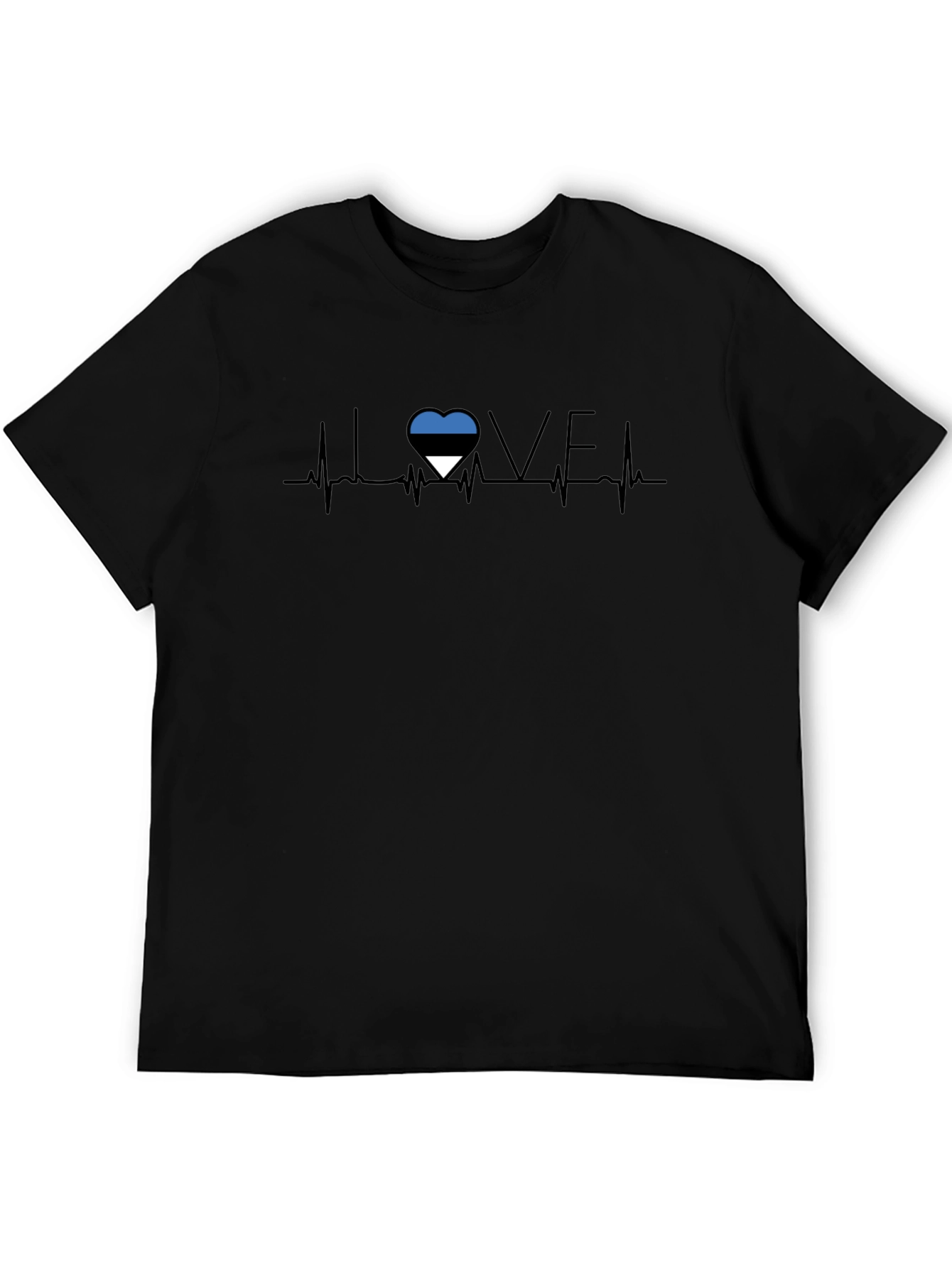 Estonia Love Heartbeat T-Shirt