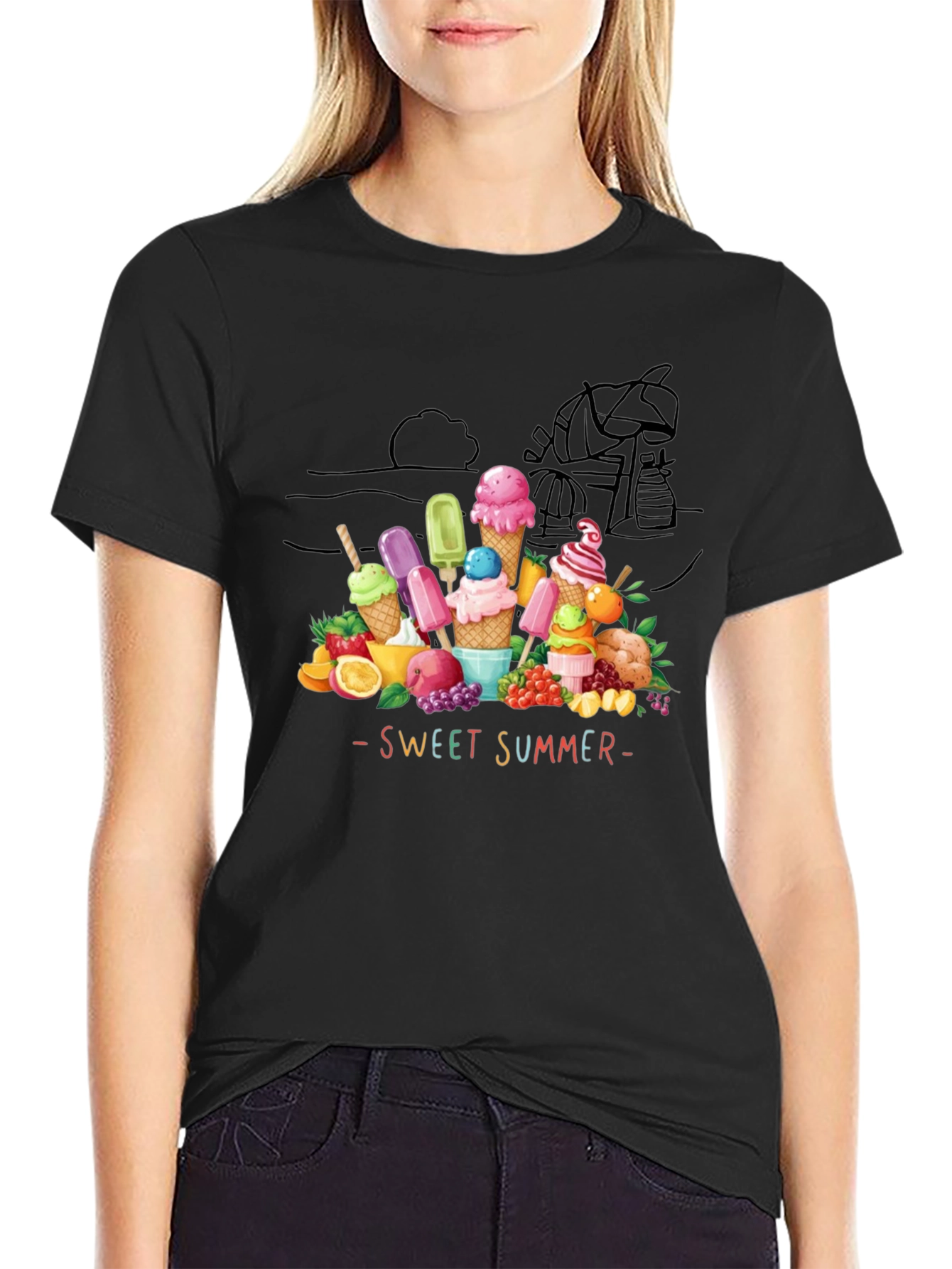 Sweet Summer Graphic Tee - Fun Summer T-Shirt