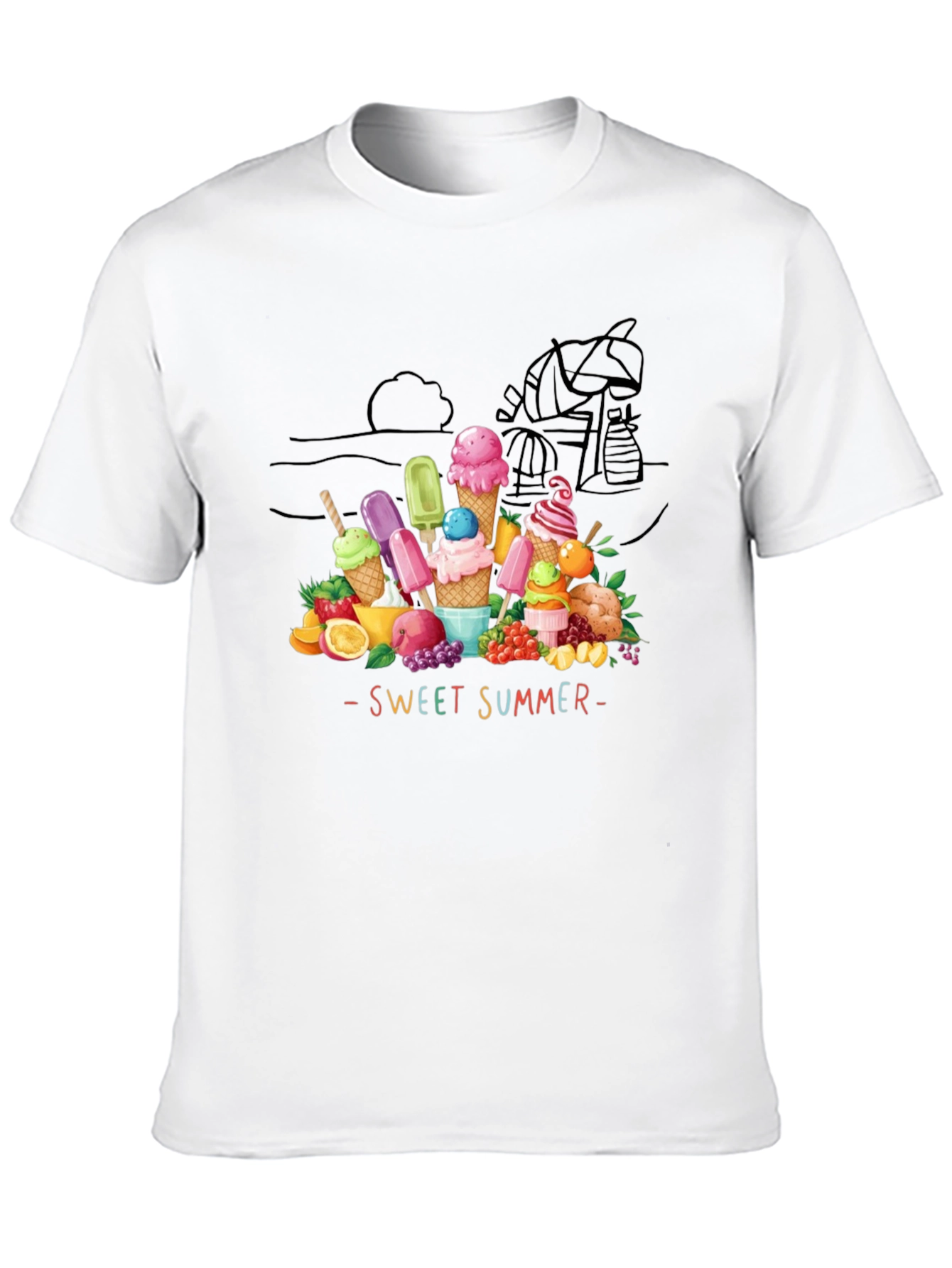 Sweet Summer Graphic Tee - Fun Summer T-Shirt