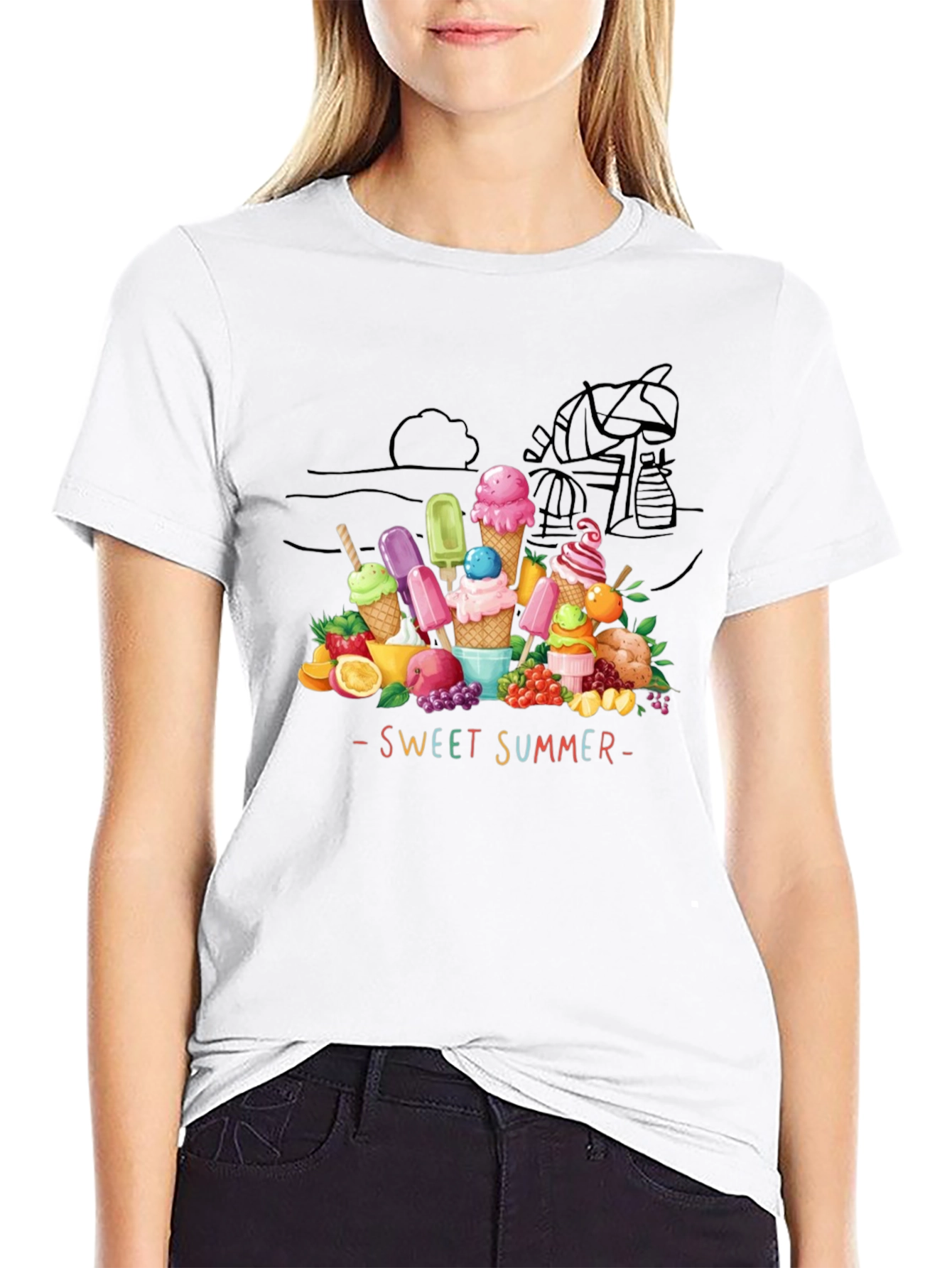 Sweet Summer Graphic Tee - Fun Summer T-Shirt