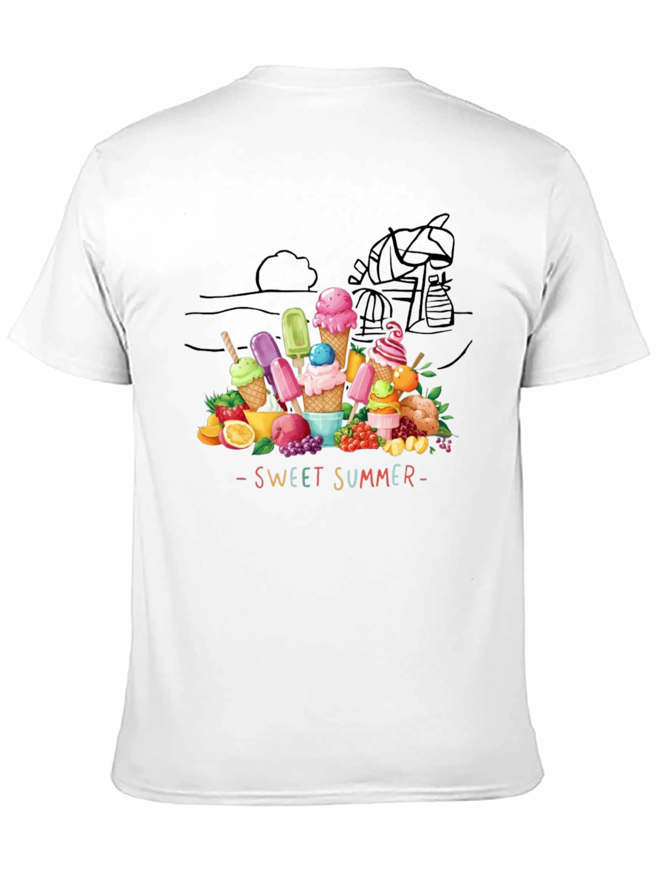 Sweet Summer Graphic Tee - Fun Summer T-Shirt