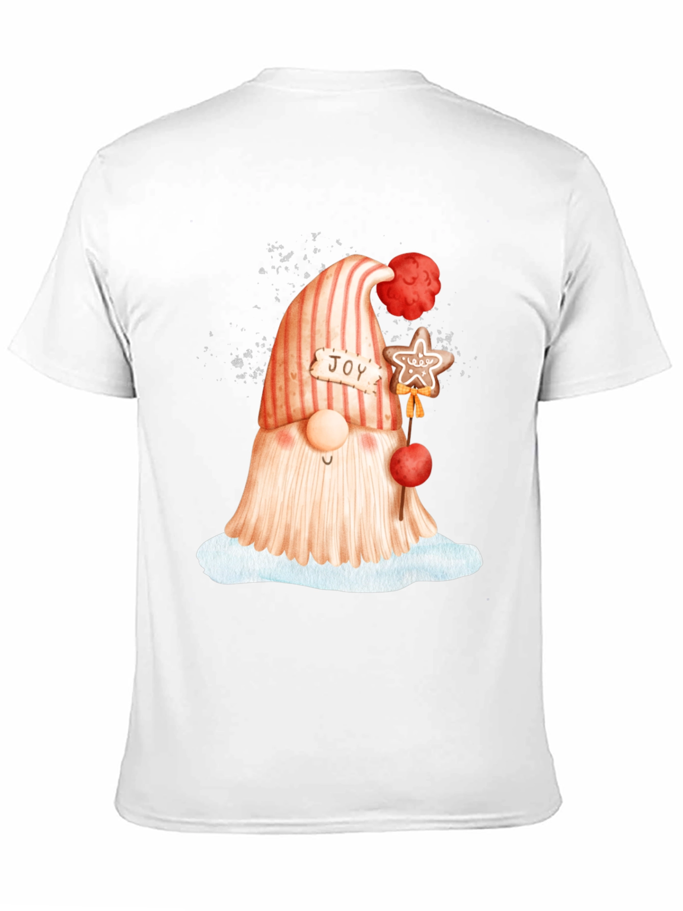 Festive Gnome Graphic Tee - Holiday Cheer