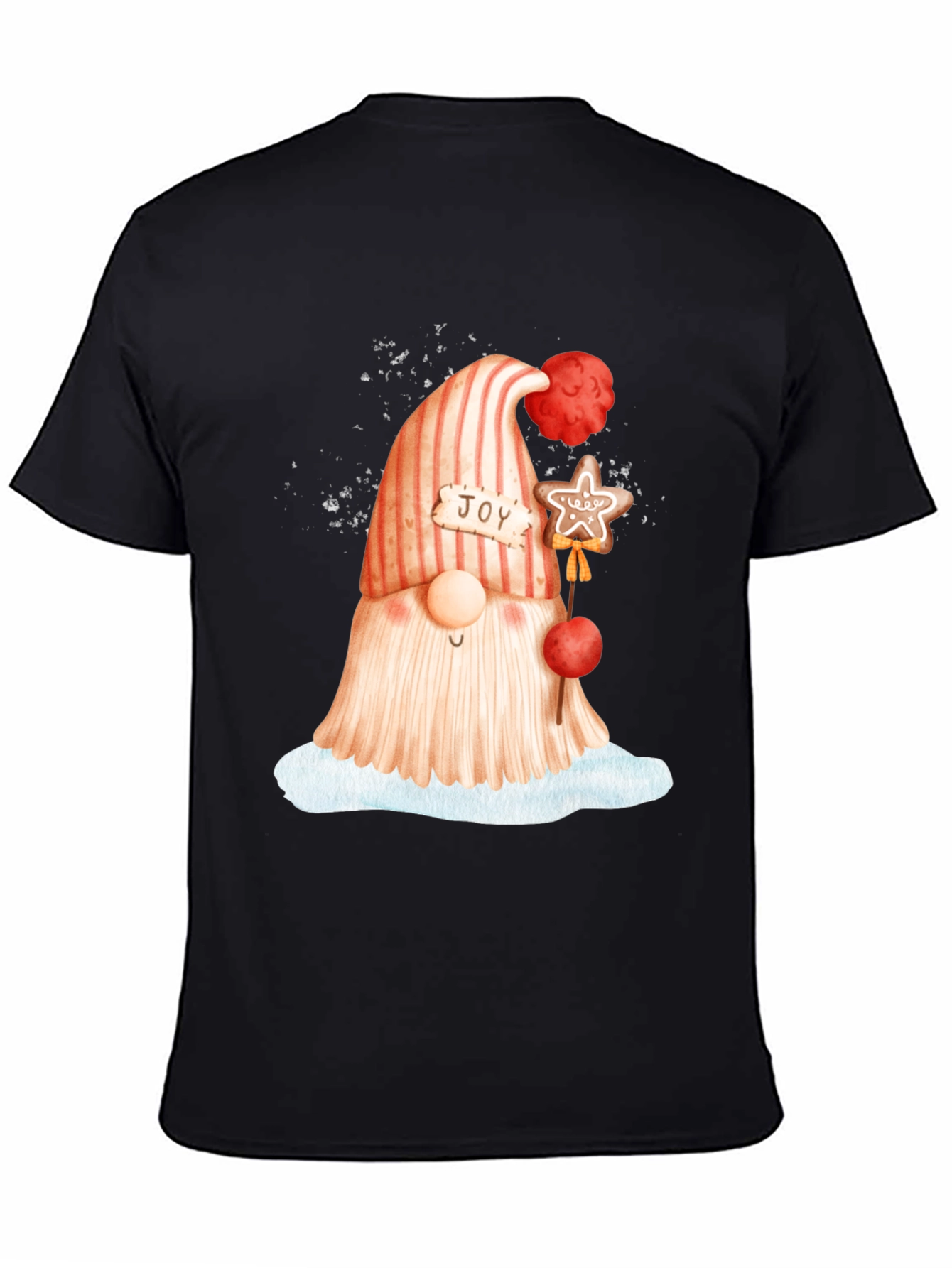 Festive Gnome Graphic Tee - Holiday Cheer