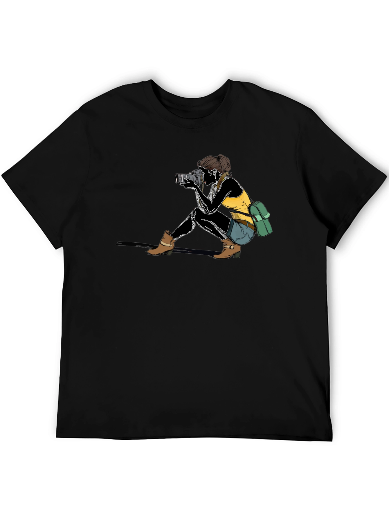 Photographer Graphic Black T-Shirt