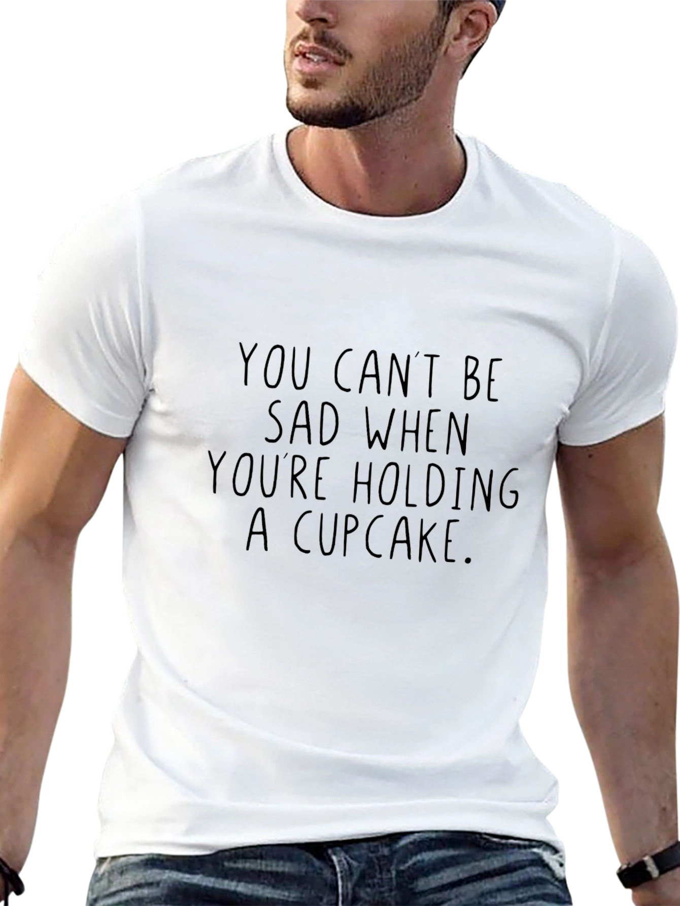 You Cant Be Sad Cupcake T-Shirt