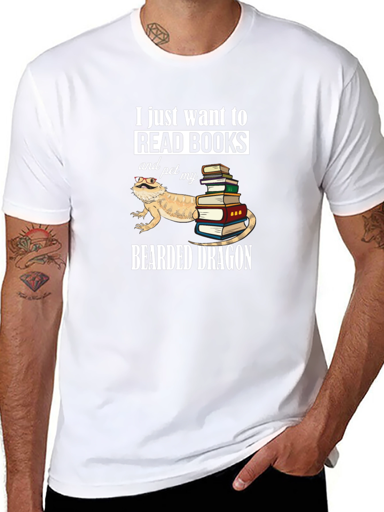 Bearded Dragon Reader T-Shirt