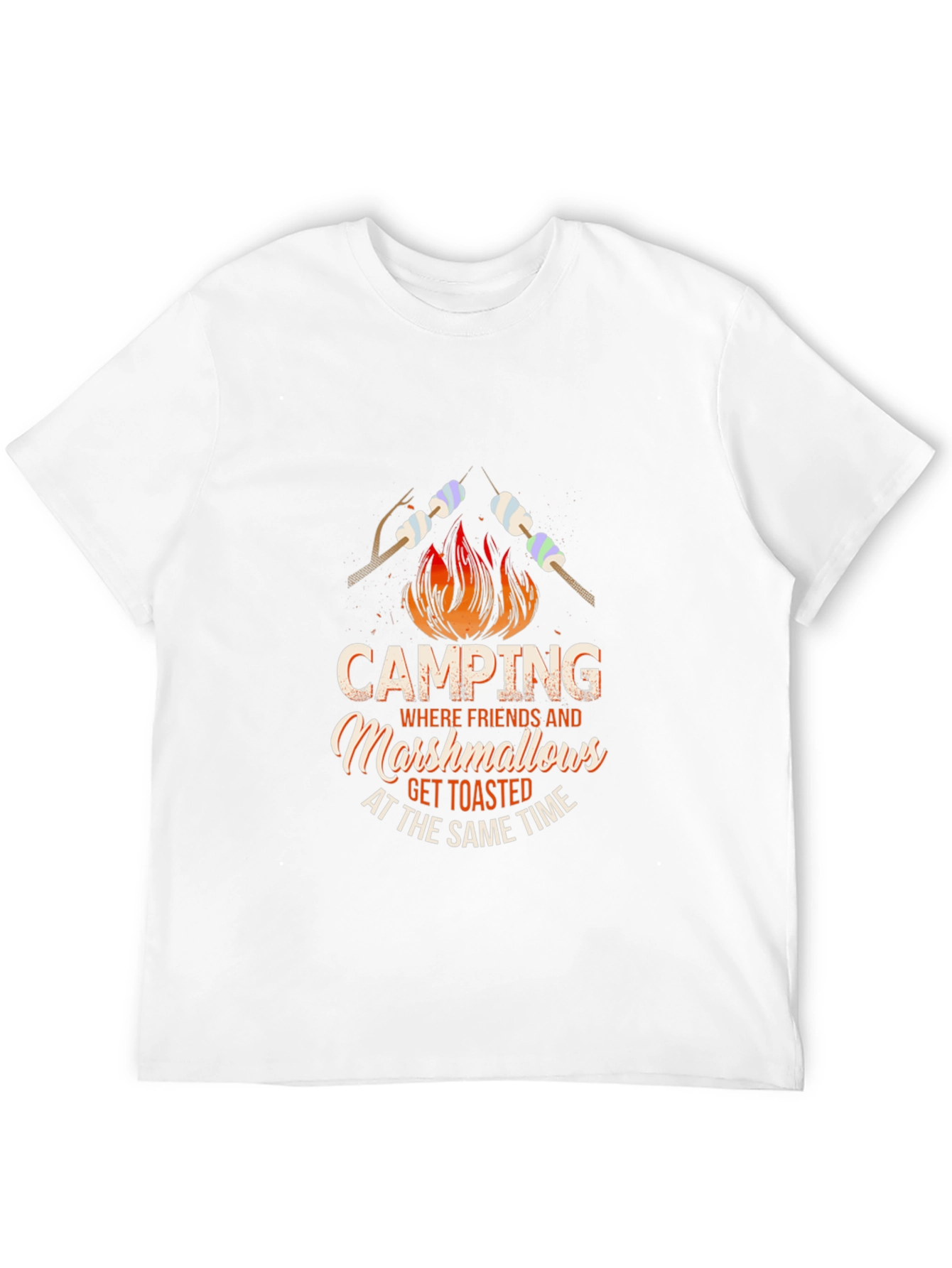 Camping Marshmallows Graphic Tee - Toasted Friends