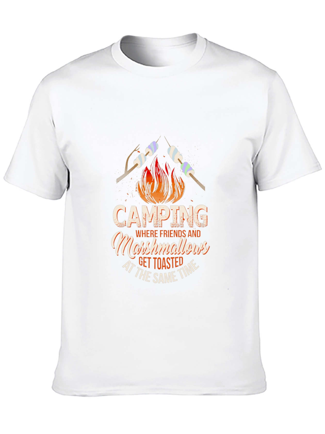 Camping Marshmallows Graphic Tee - Toasted Friends