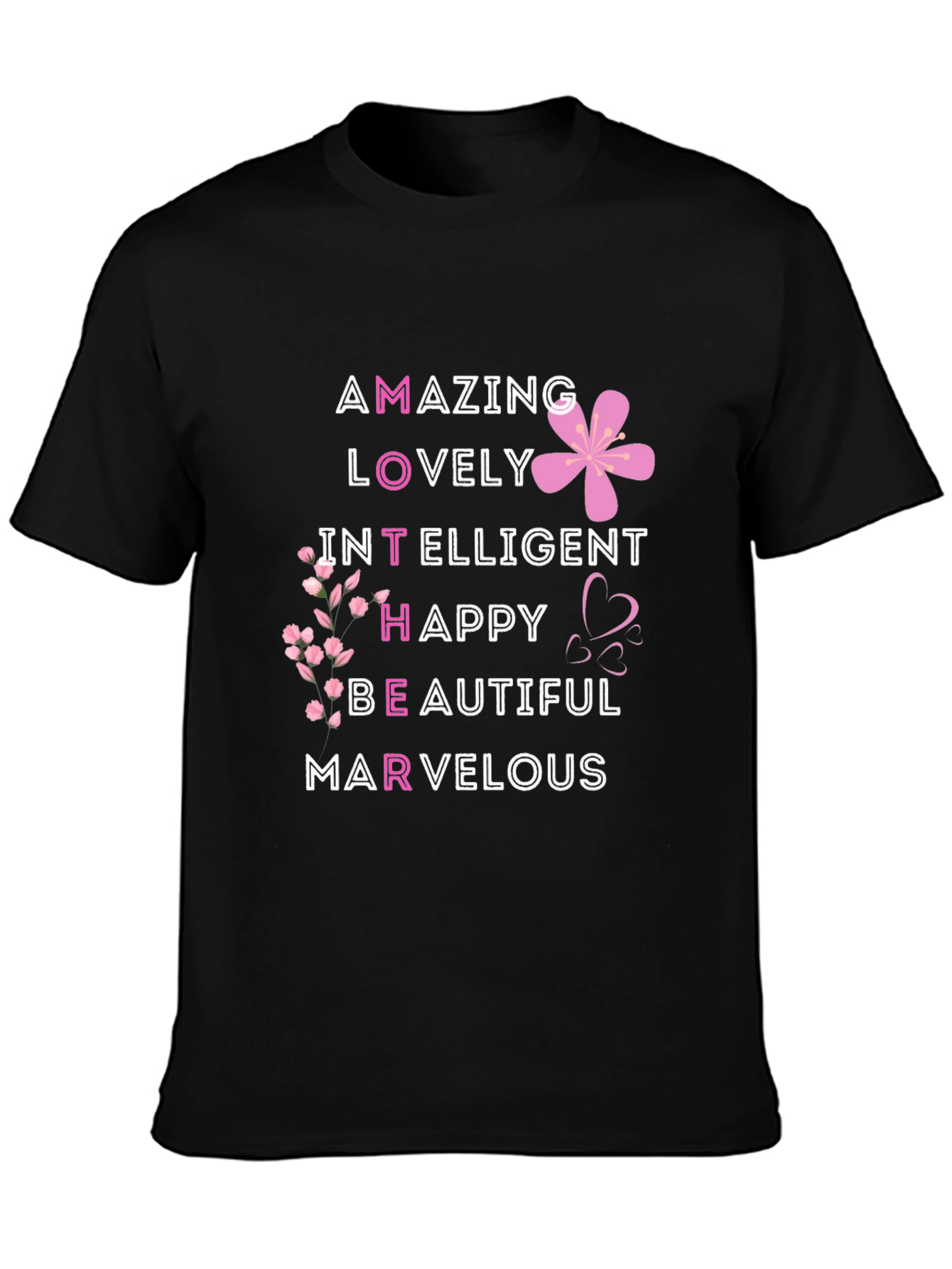 Mothers Day T-Shirt - Amazing Lovely Intelligent