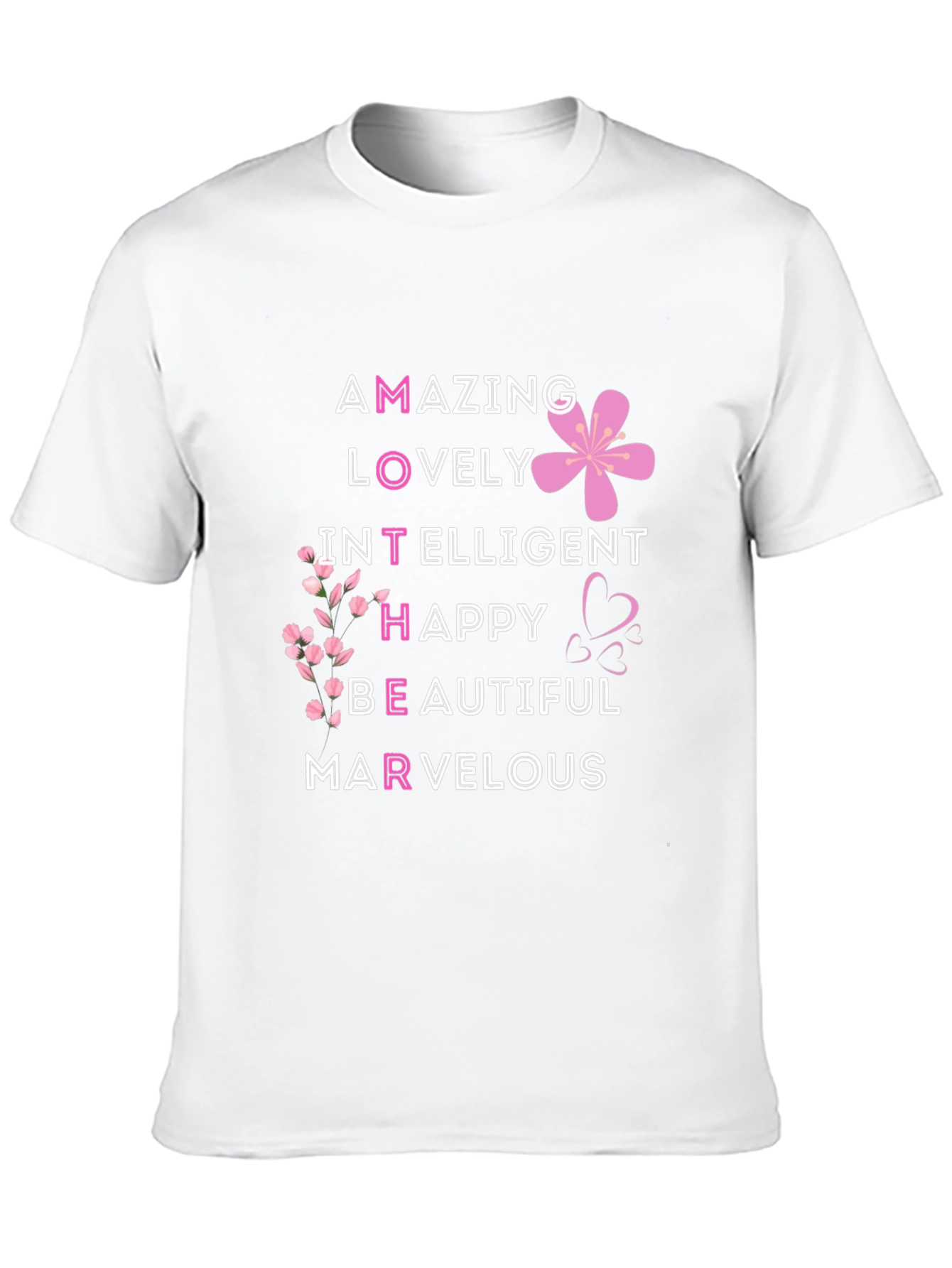 Mothers Day T-Shirt - Amazing Lovely Intelligent