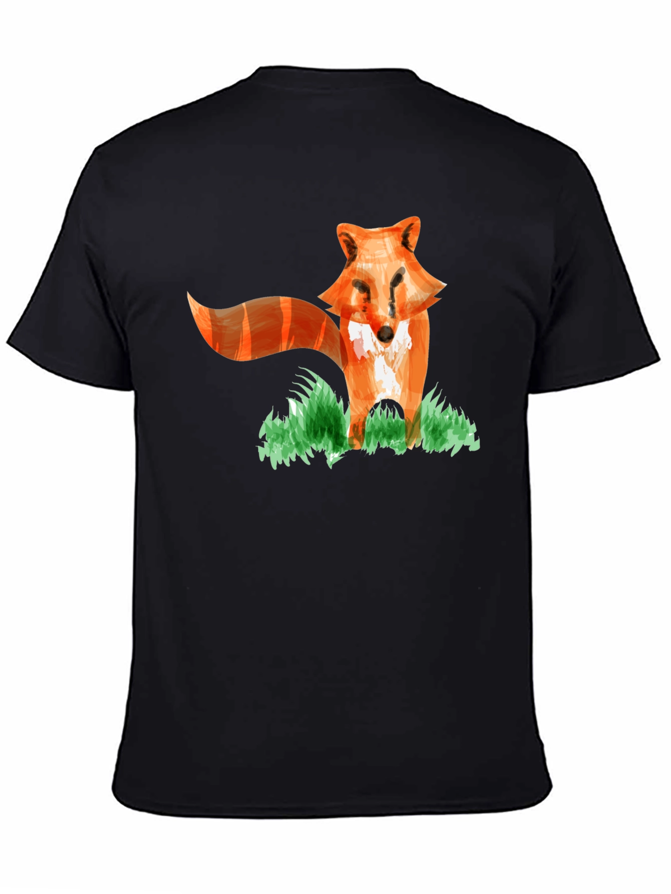 Fox Graphic Print T-Shirt - Fun Animal Tee