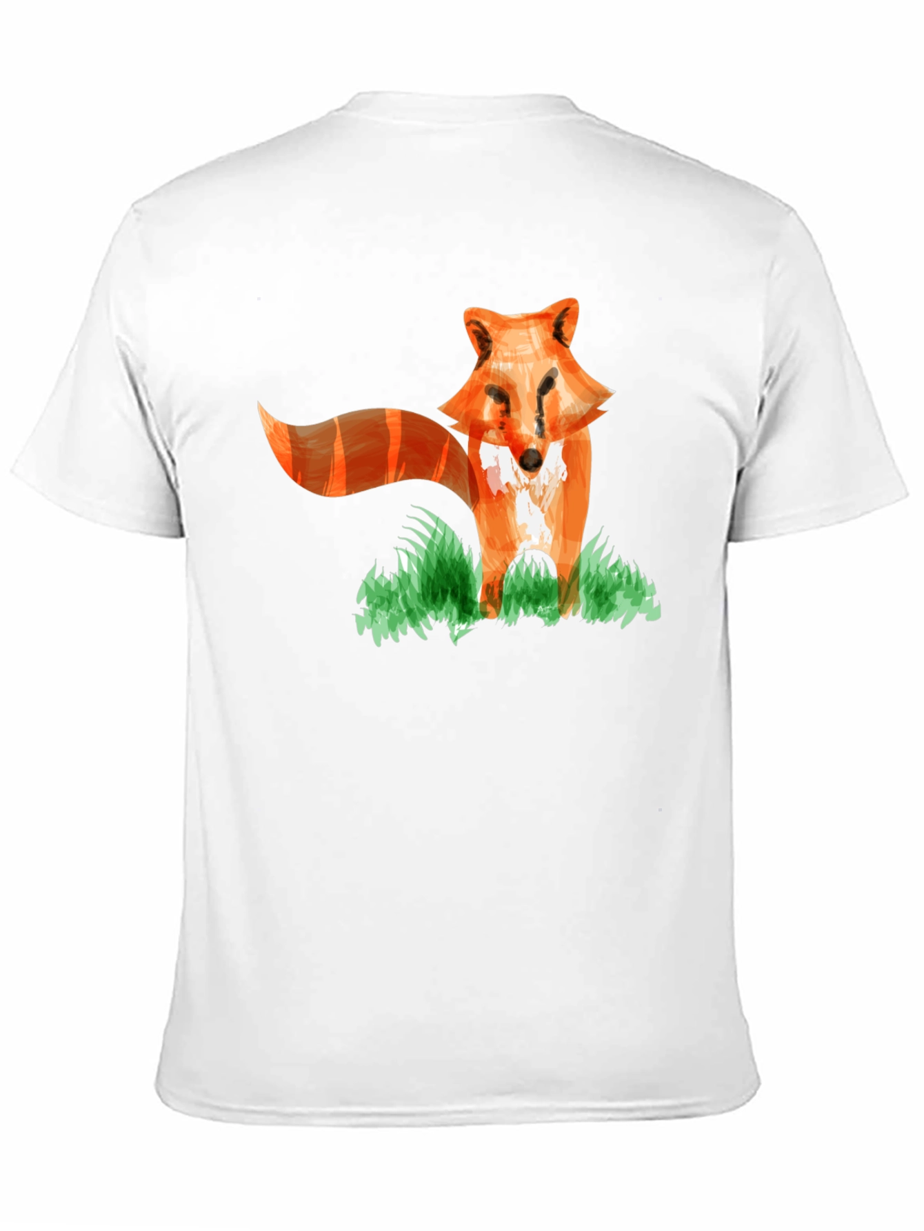 Fox Graphic Print T-Shirt - Fun Animal Tee