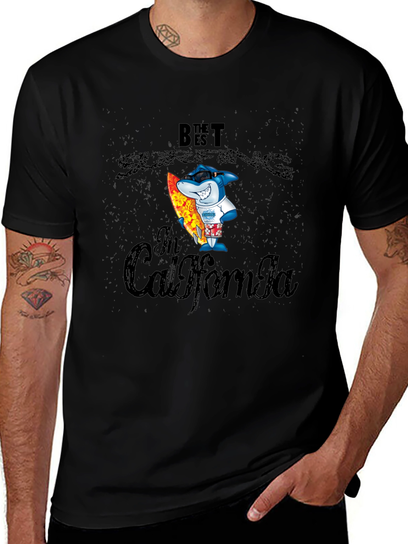 California Shark Graphic Tee