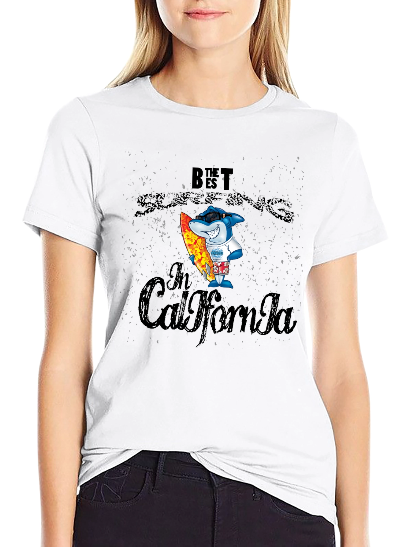 California Shark Graphic Tee