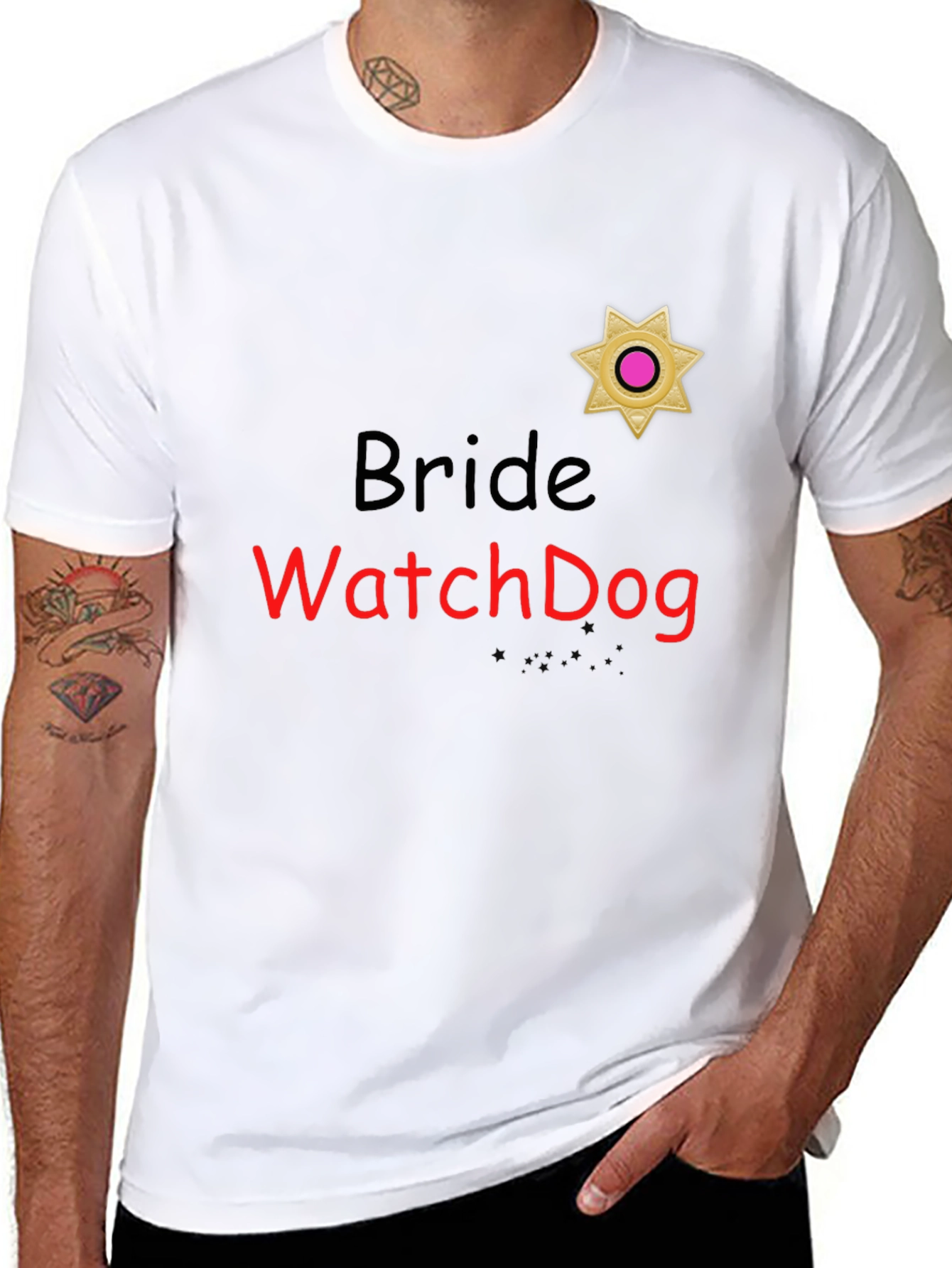 Bride Watchdog Graphic T-Shirt