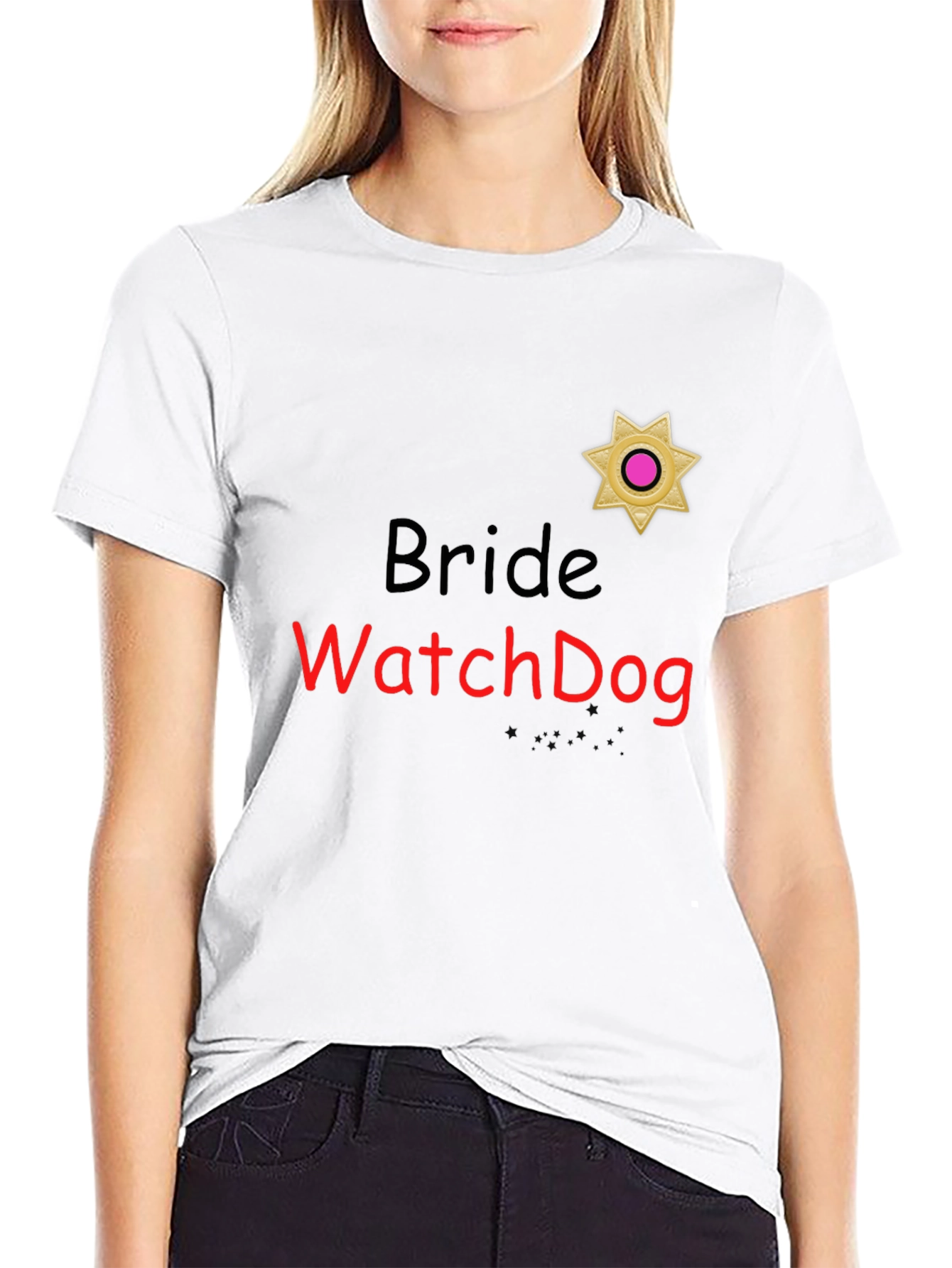 Bride Watchdog Graphic T-Shirt