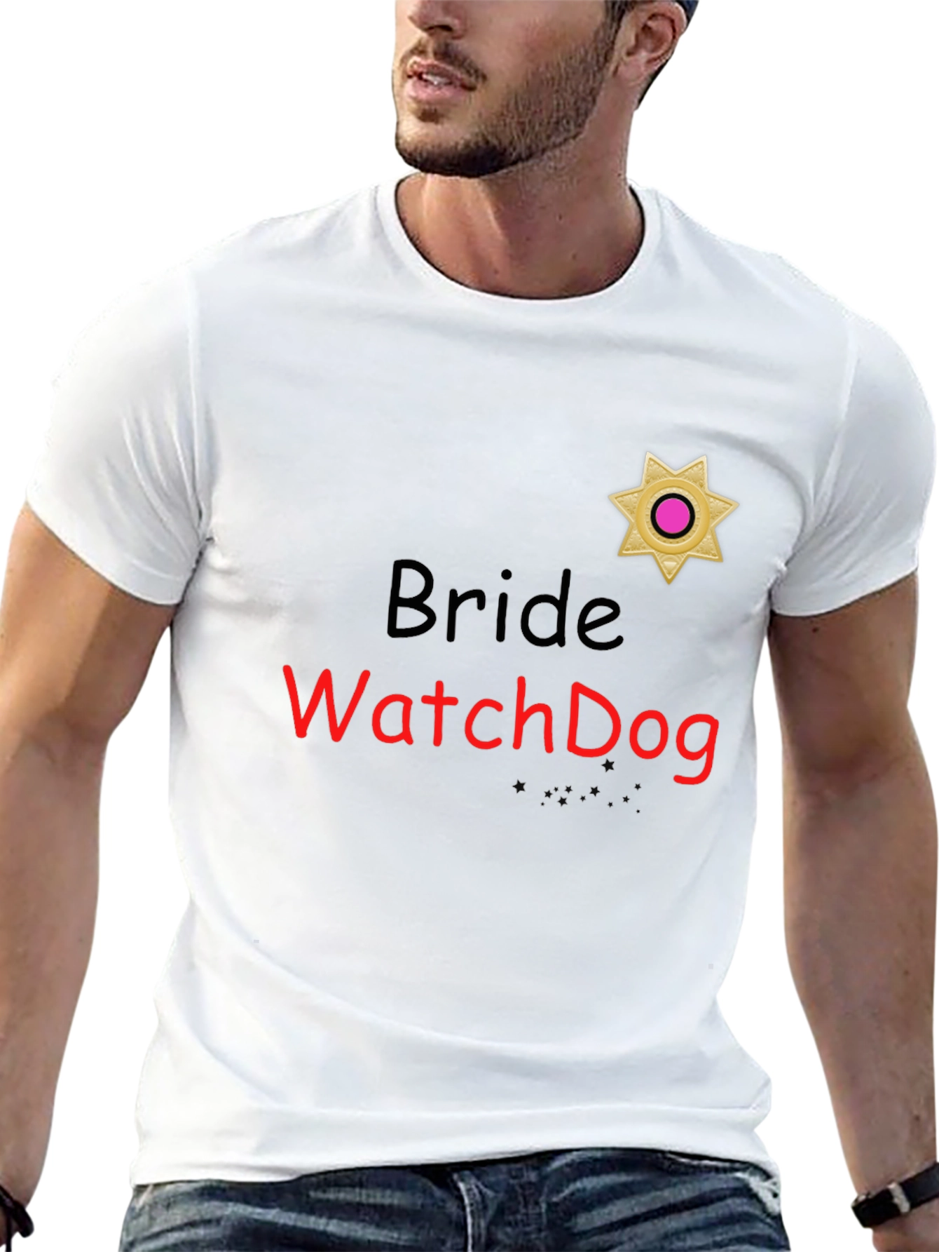 Bride Watchdog Graphic T-Shirt
