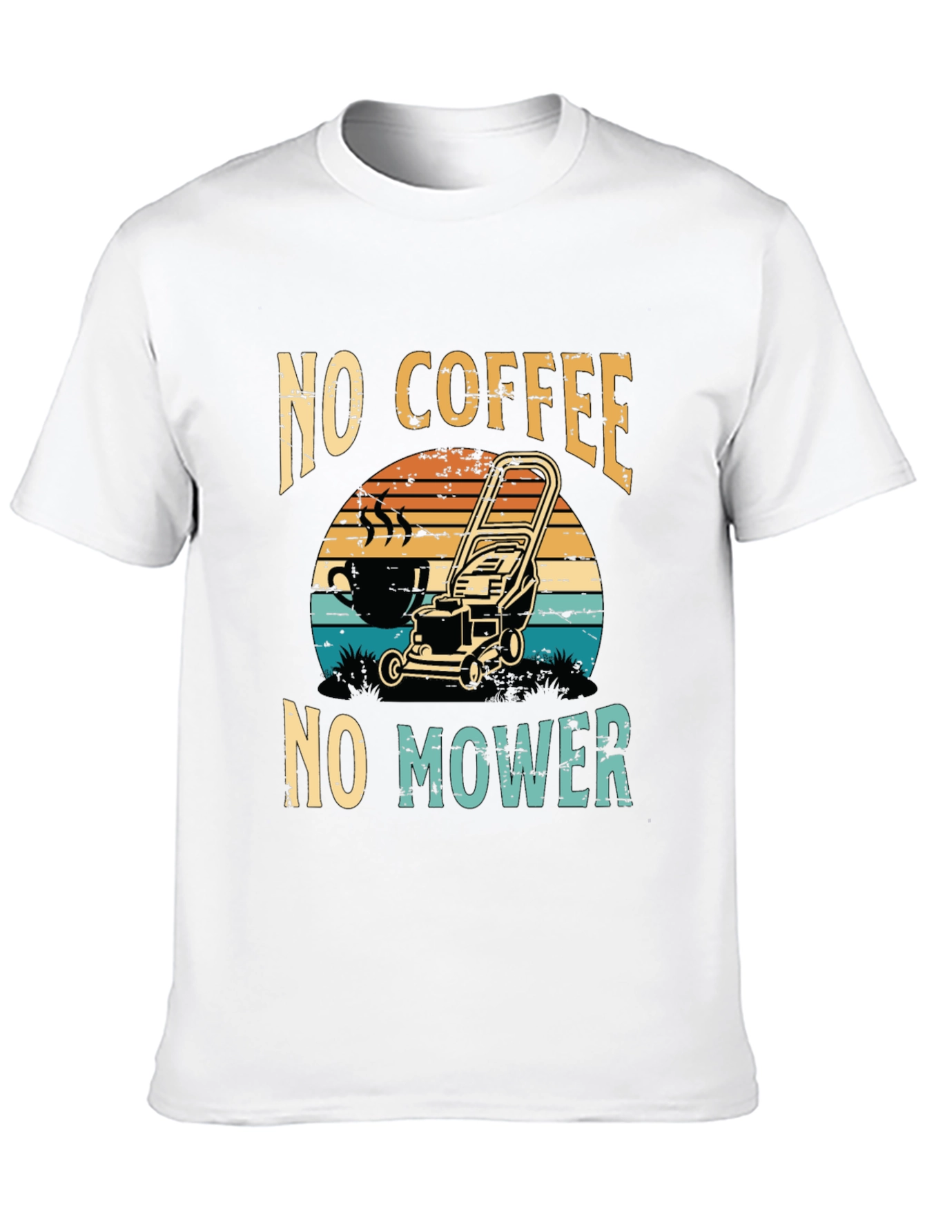 No Coffee No Mower T-Shirt