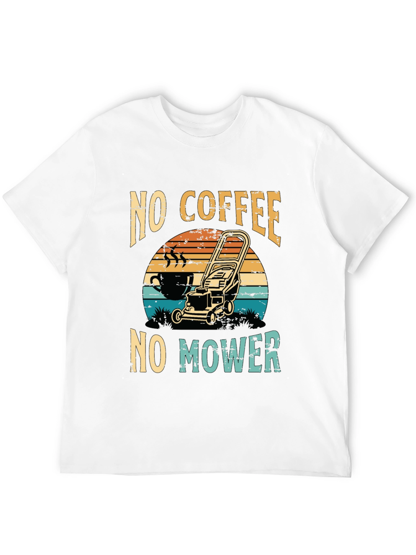 No Coffee No Mower T-Shirt