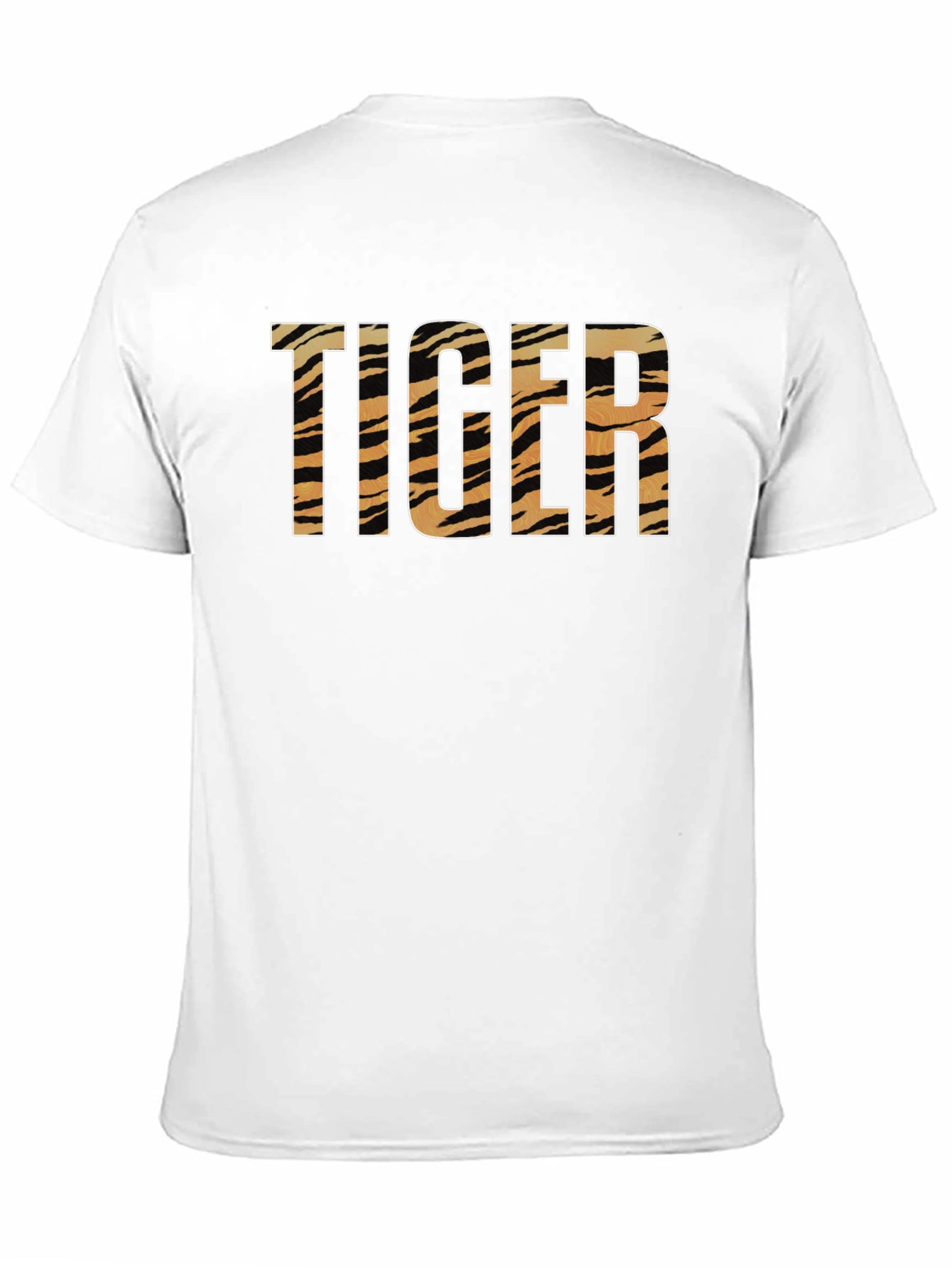 Tiger Print Graphic T-Shirt