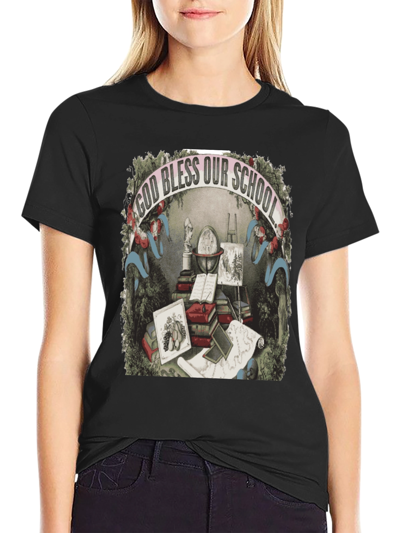 God Bless Our School Graphic Tee