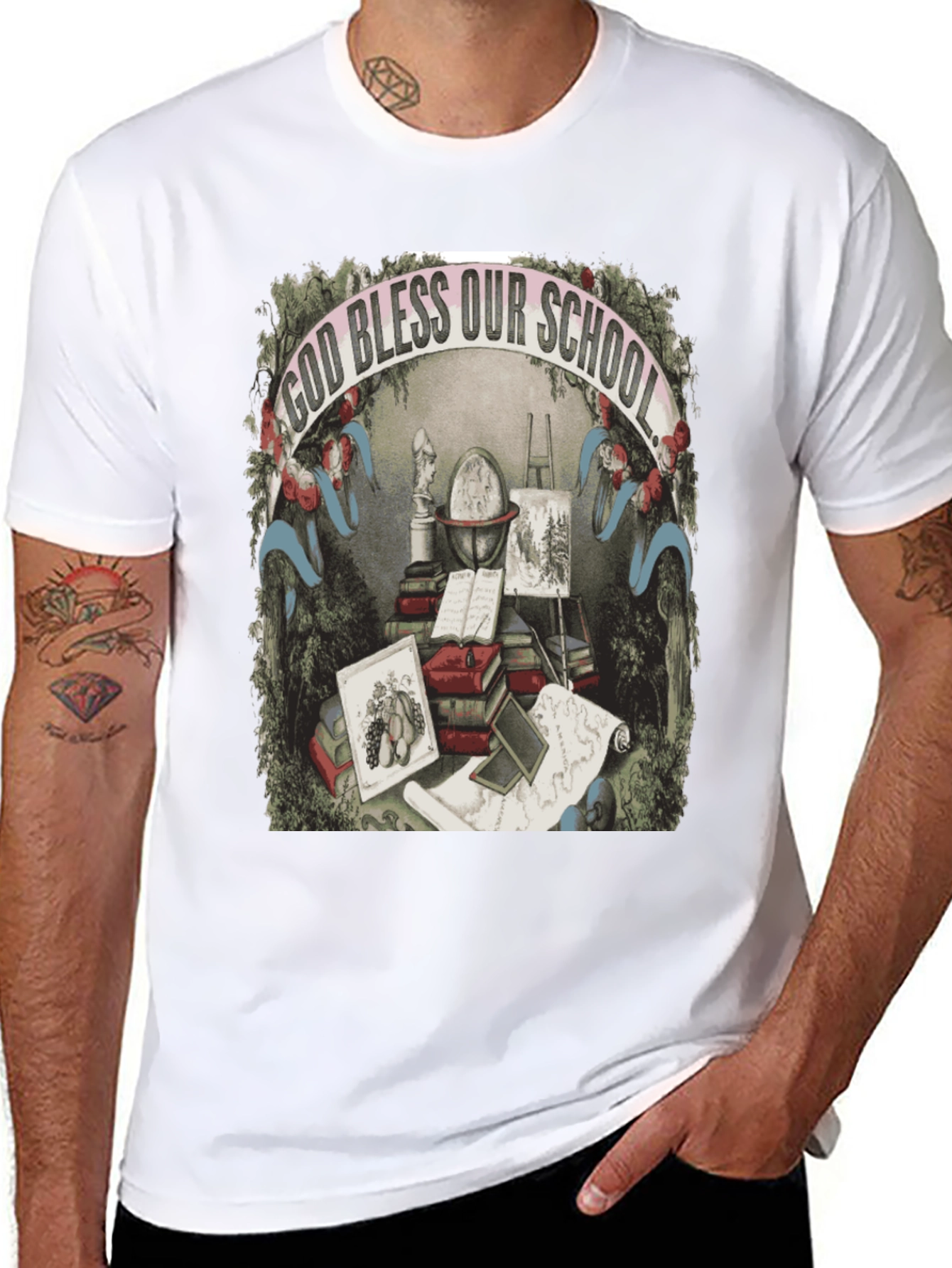 God Bless Our School Graphic Tee