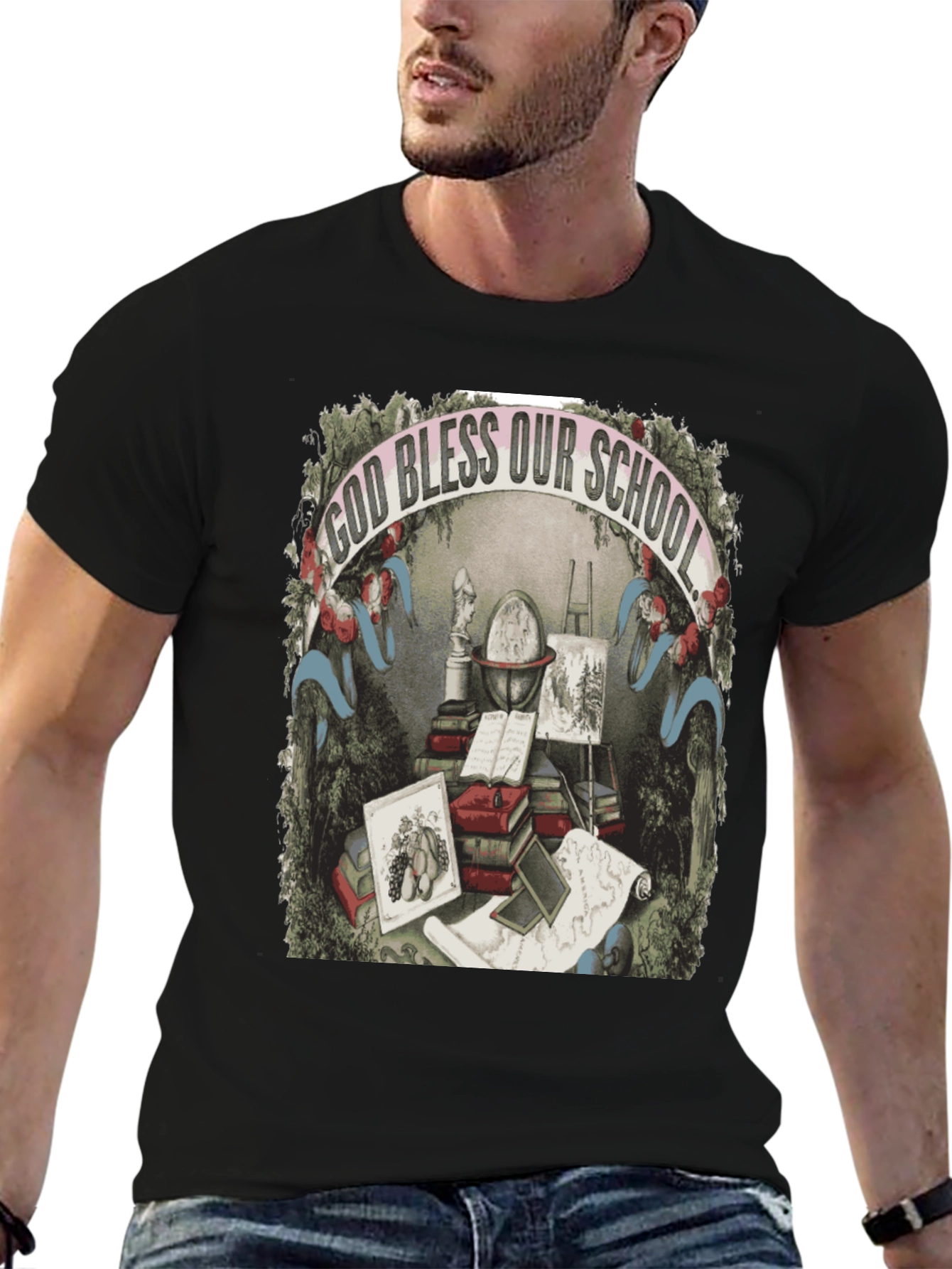 God Bless Our School Graphic Tee