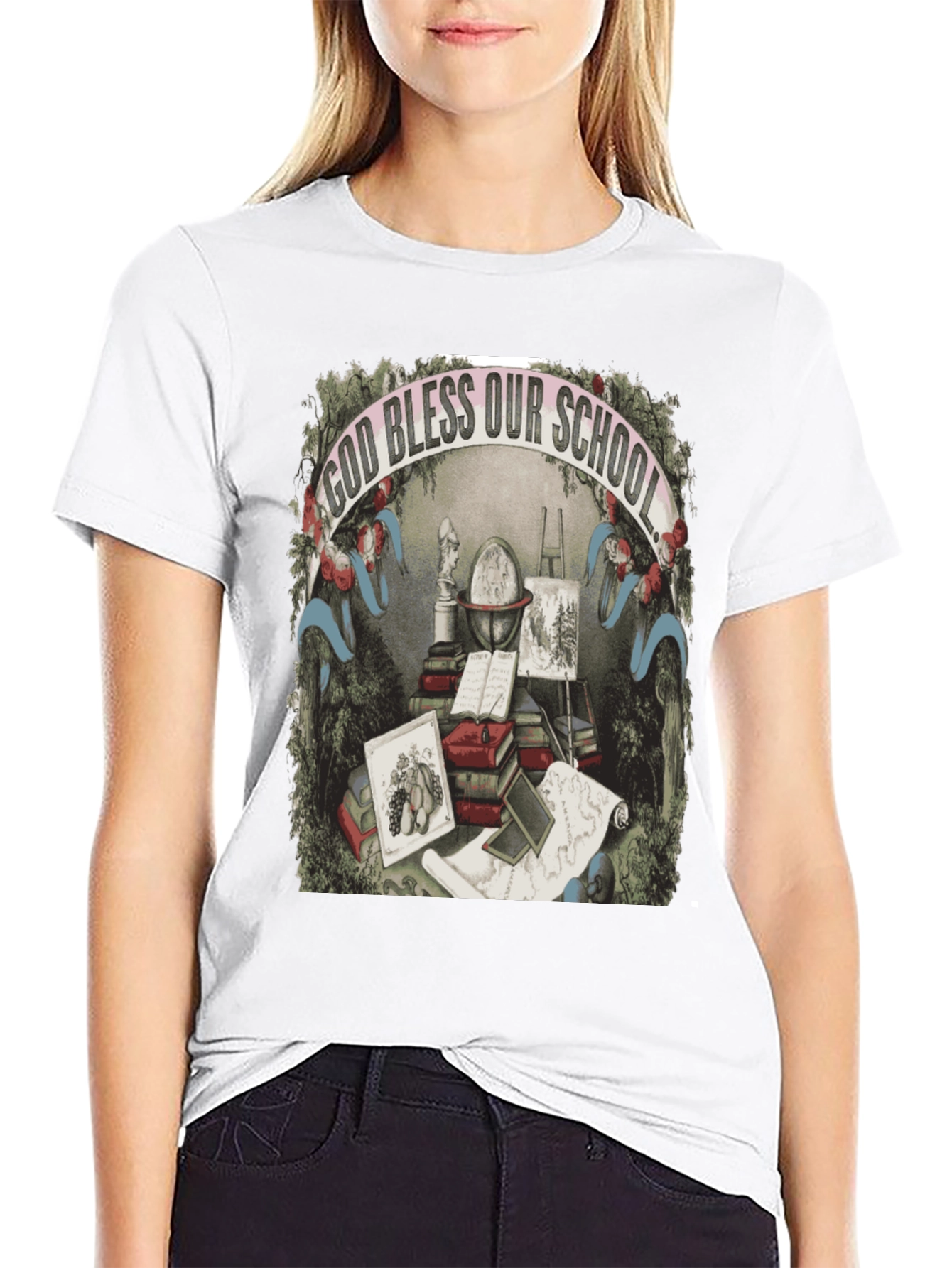 God Bless Our School Graphic Tee
