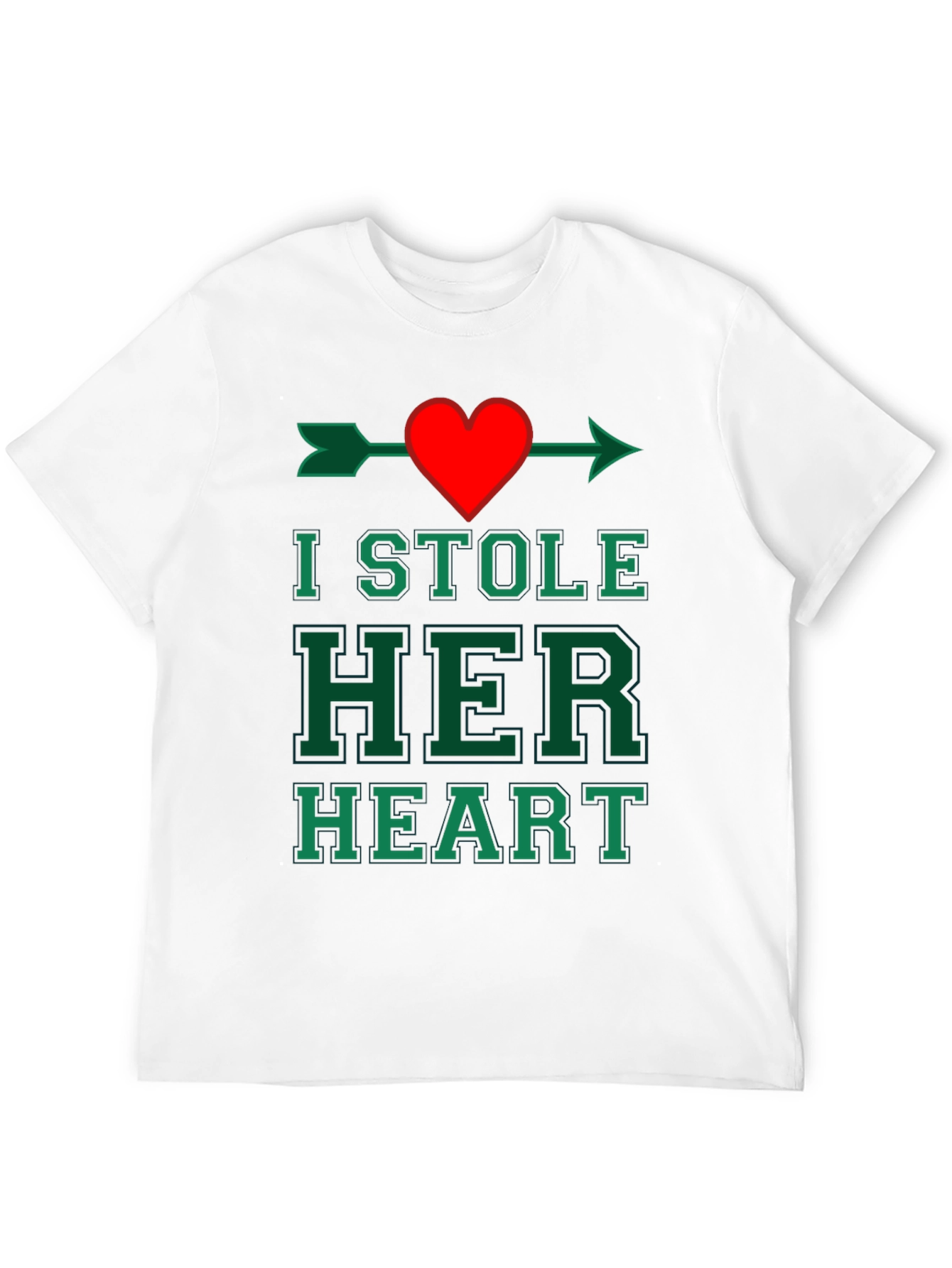I Stole Her Heart T-Shirt: Cupids Arrow Tee