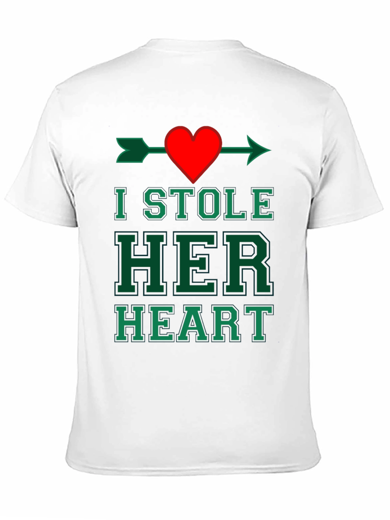I Stole Her Heart T-Shirt: Cupids Arrow Tee