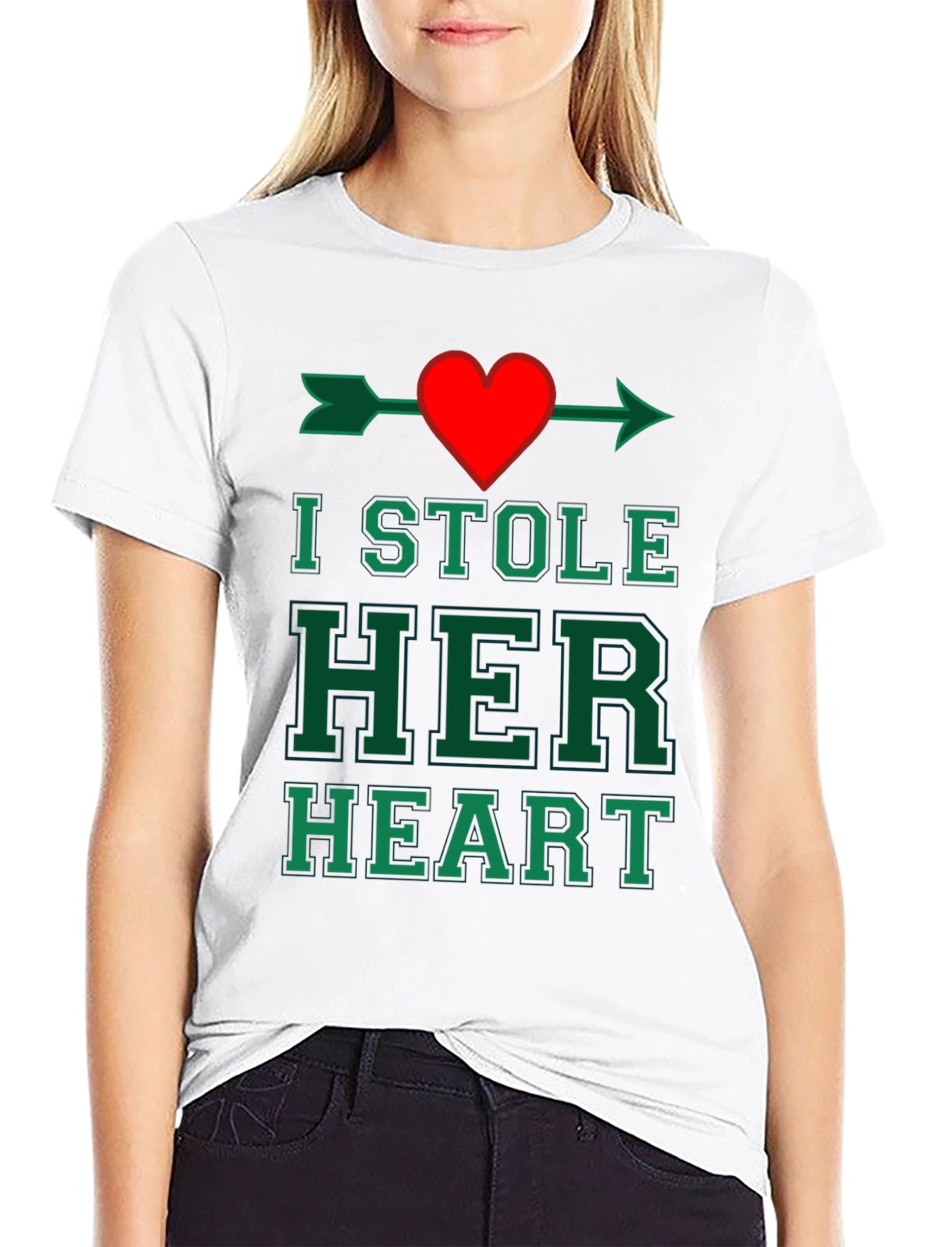 I Stole Her Heart T-Shirt: Cupids Arrow Tee