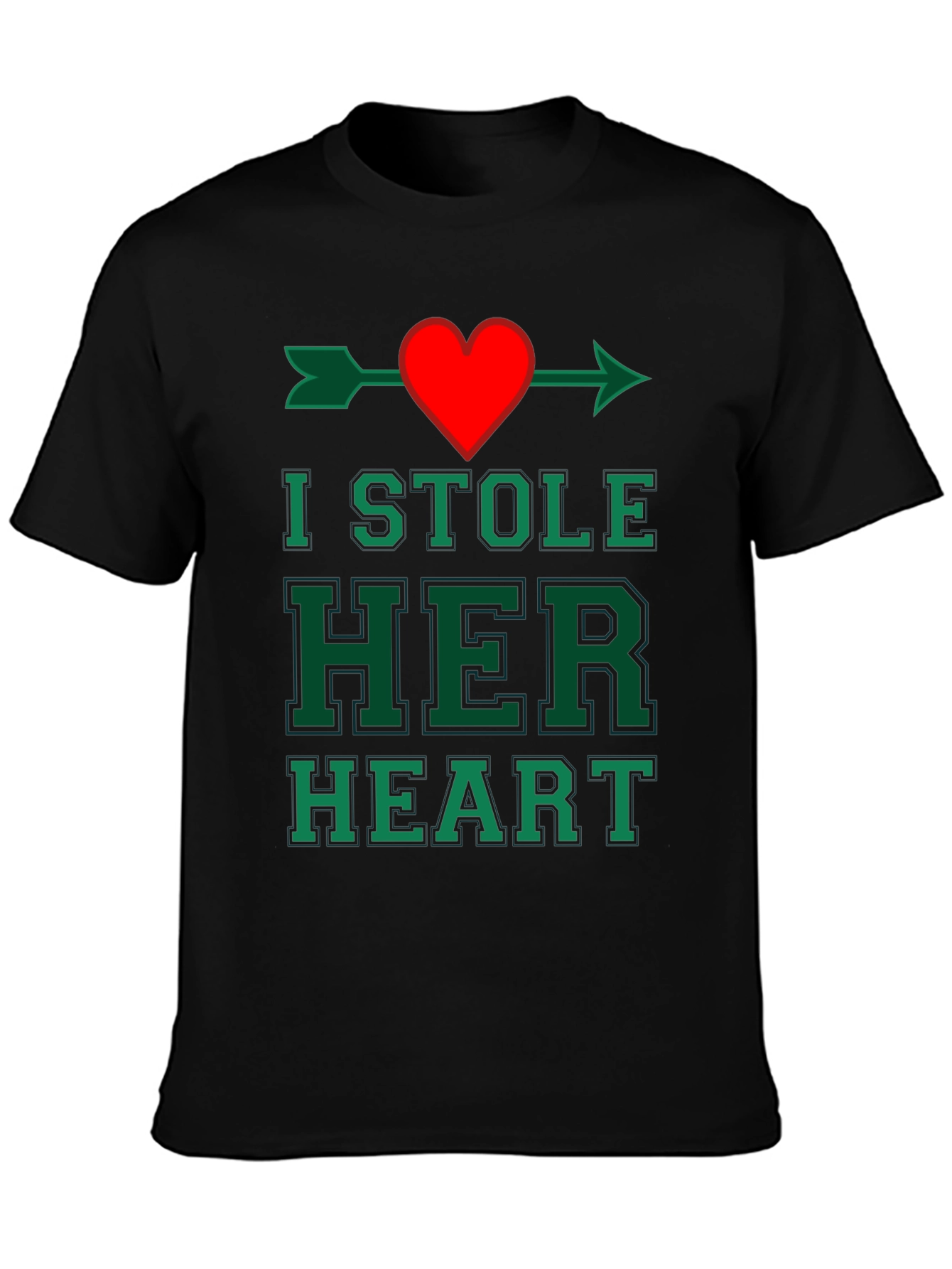 I Stole Her Heart T-Shirt: Cupids Arrow Tee