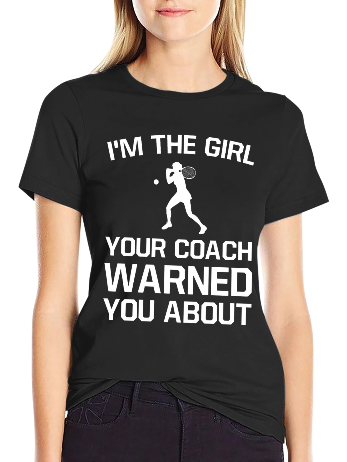 Im The Girl Tennis T-Shirt