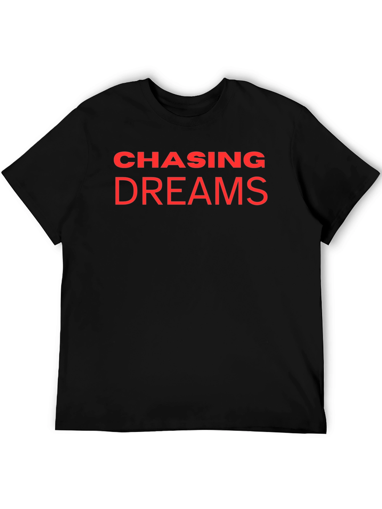 Chasing Dreams Graphic T-Shirt - Black