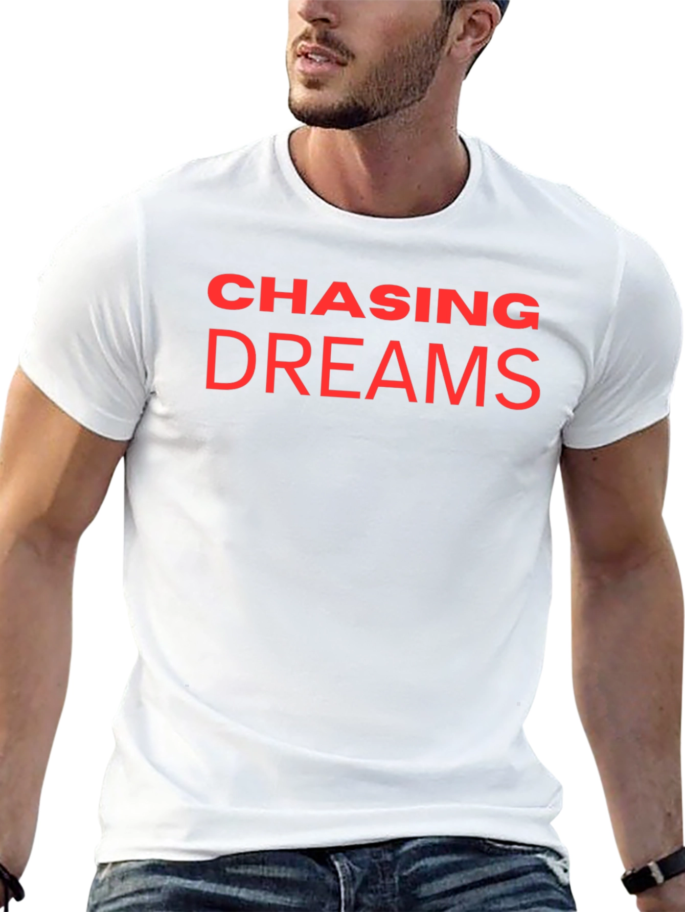 Chasing Dreams Graphic T-Shirt - Black