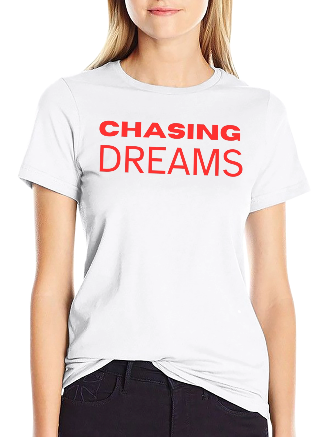 Chasing Dreams Graphic T-Shirt - Black
