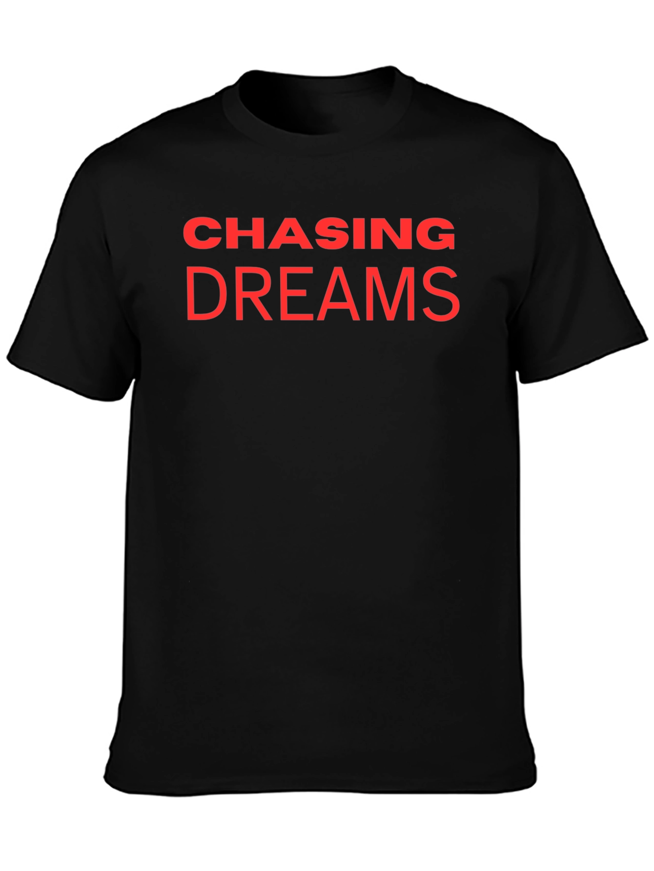 Chasing Dreams Graphic T-Shirt - Black