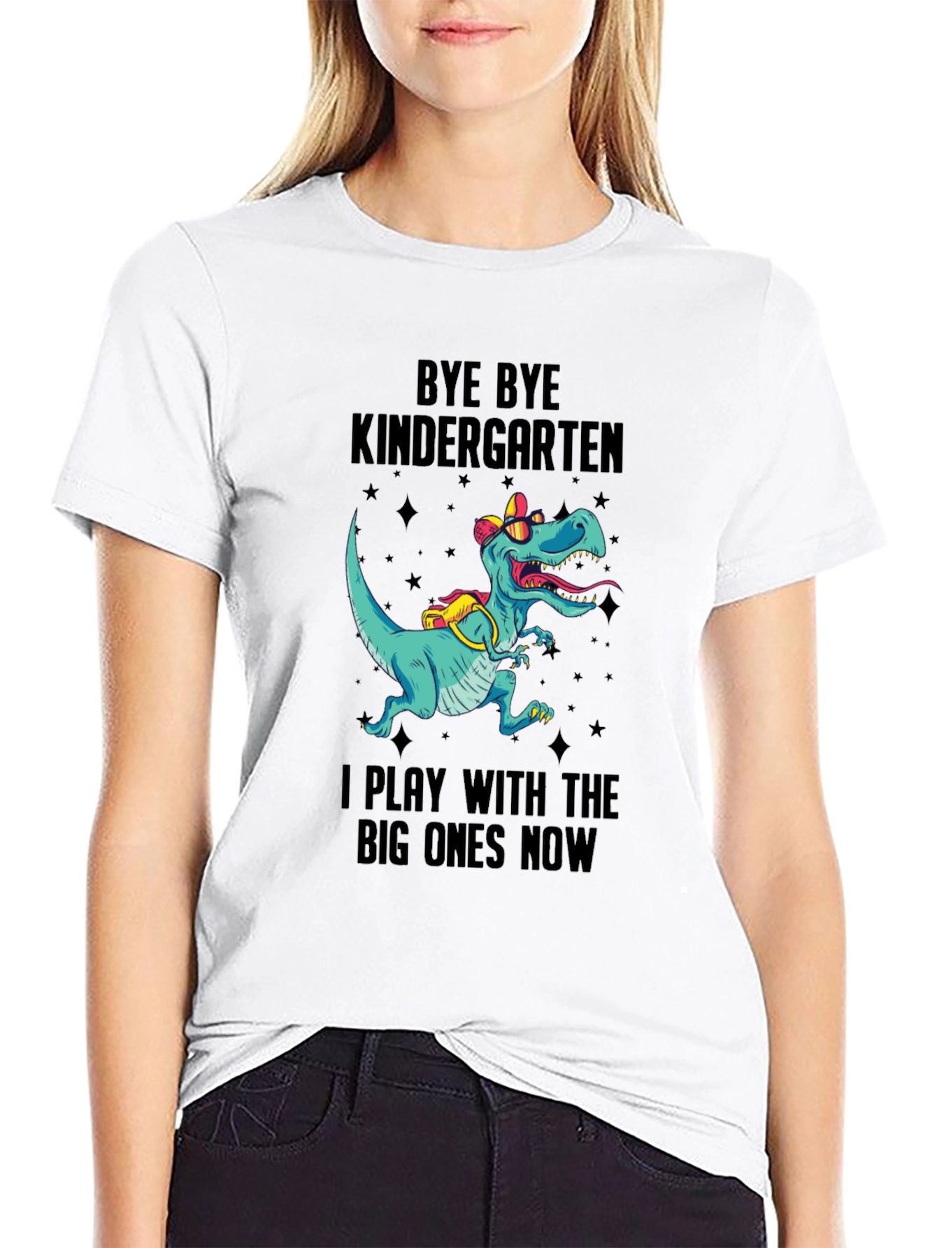 Bye Bye Kindergarten Dinosaur T-Shirt