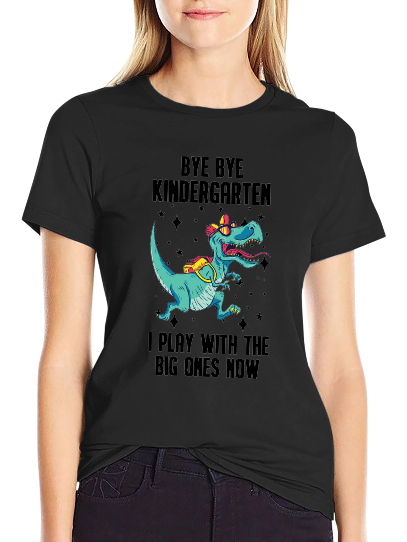 Bye Bye Kindergarten Dinosaur T-Shirt