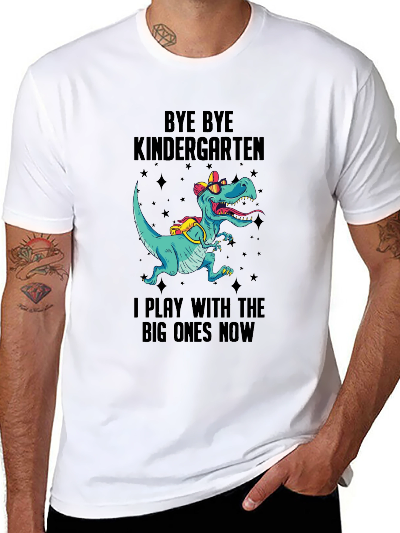 Bye Bye Kindergarten Dinosaur T-Shirt