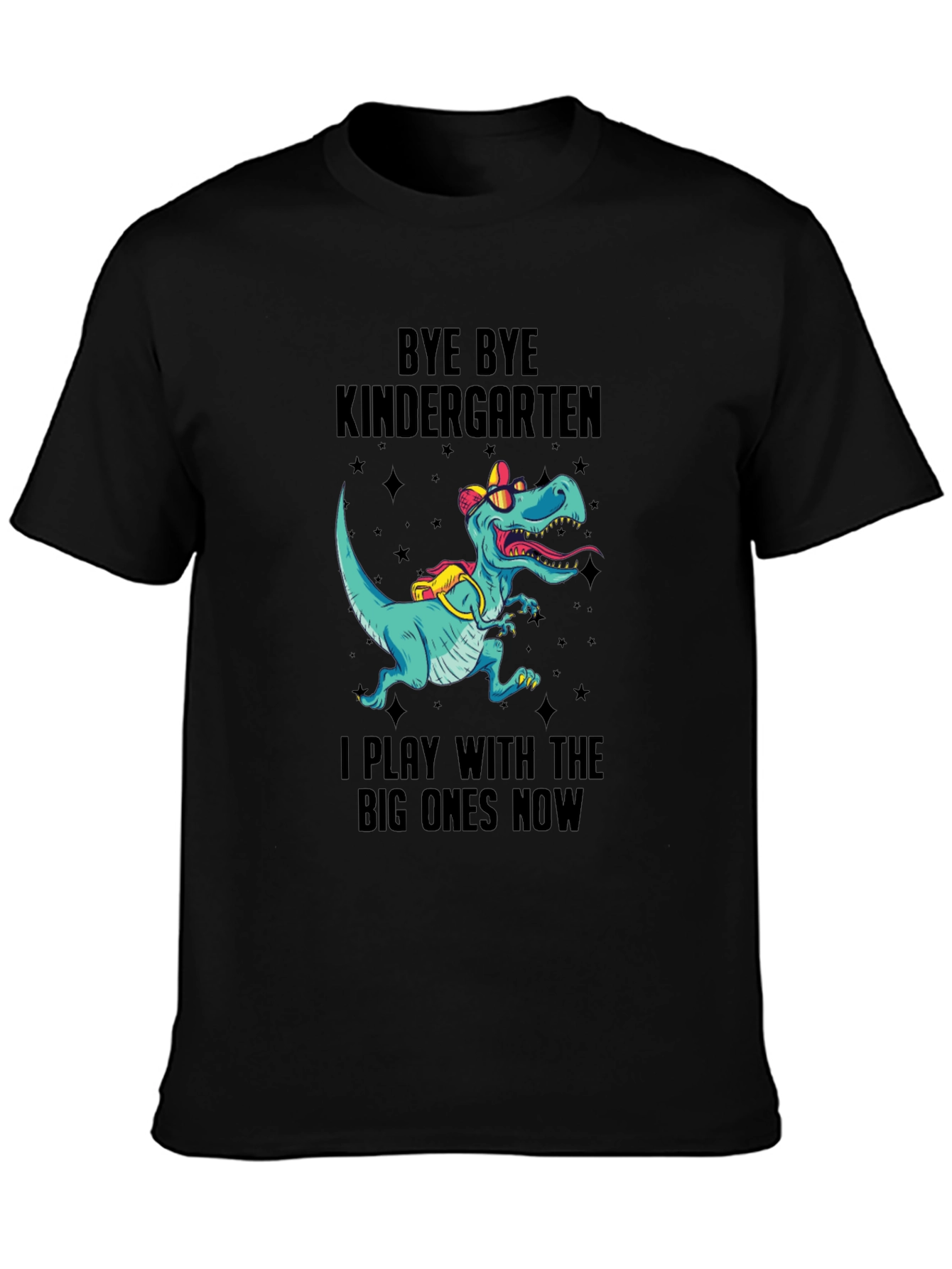 Bye Bye Kindergarten Dinosaur T-Shirt