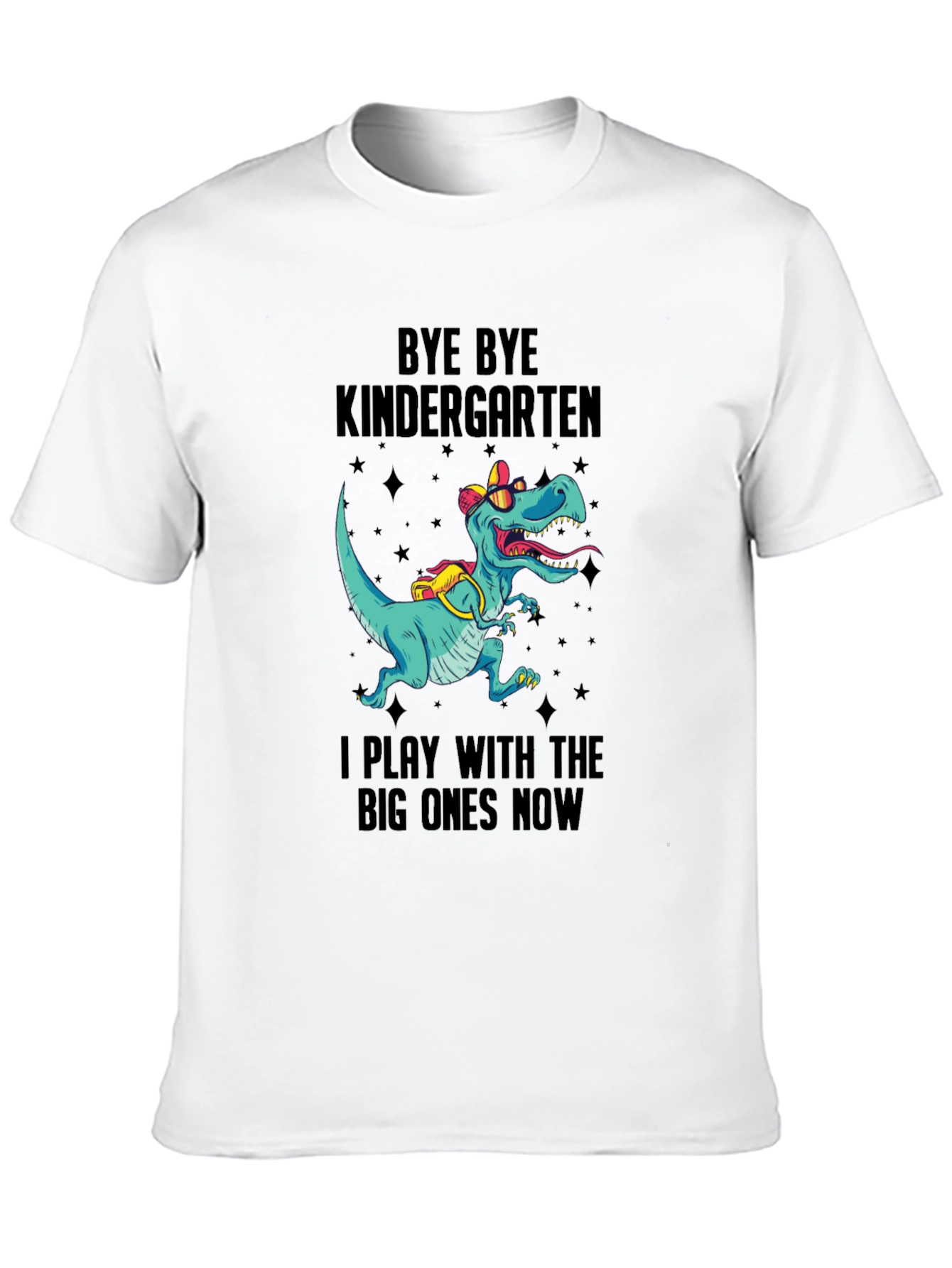 Bye Bye Kindergarten Dinosaur T-Shirt