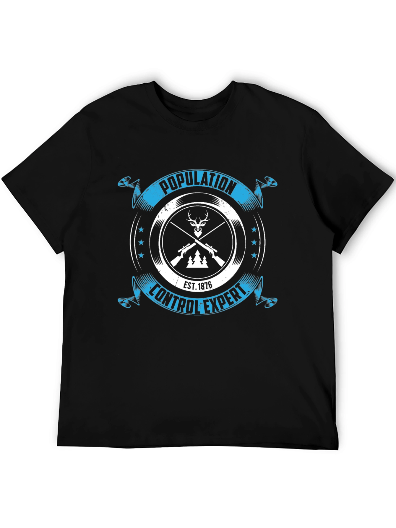 Population Control Expert Hunting T-Shirt