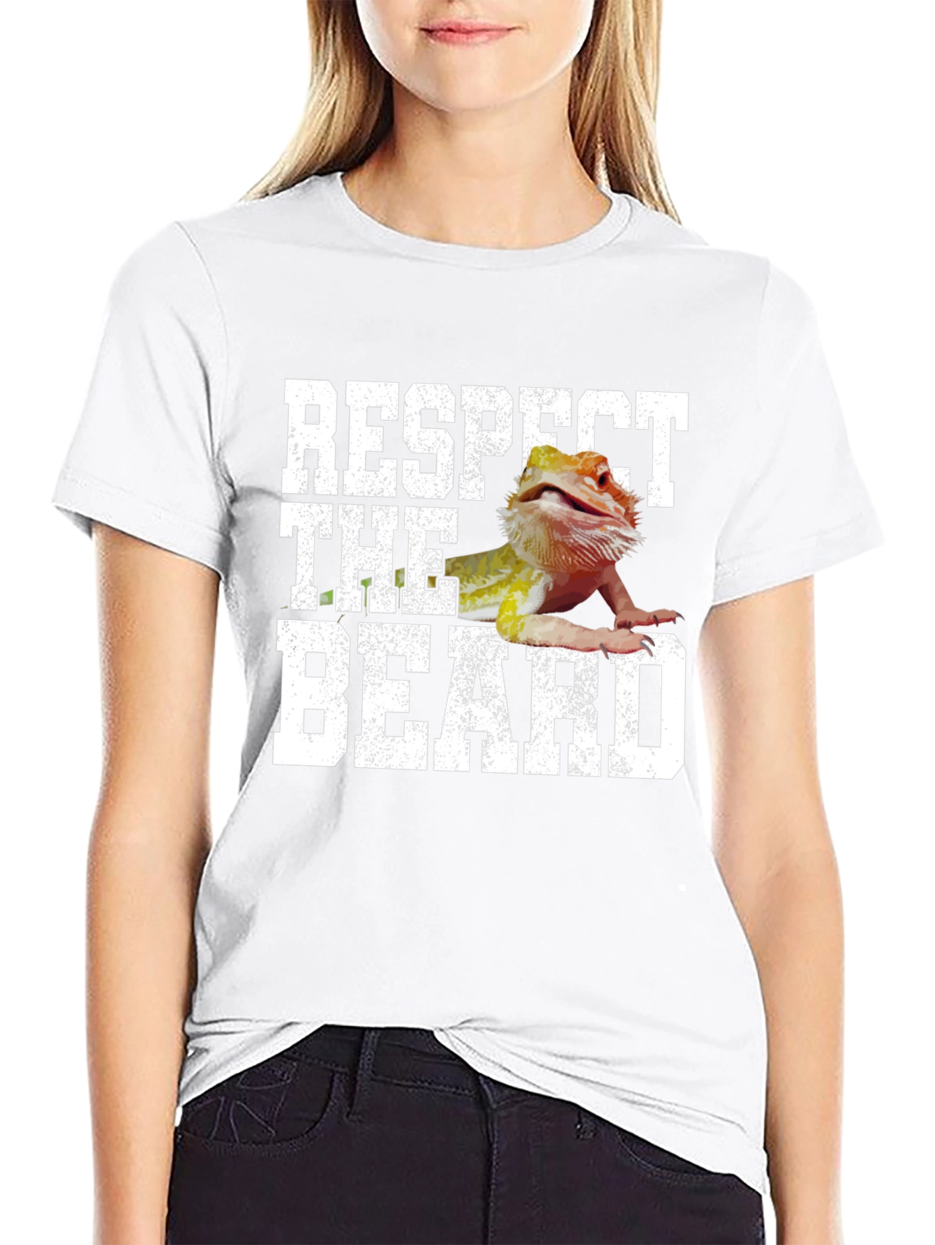 Respect The Beard T-Shirt Bearded Dragon Tee