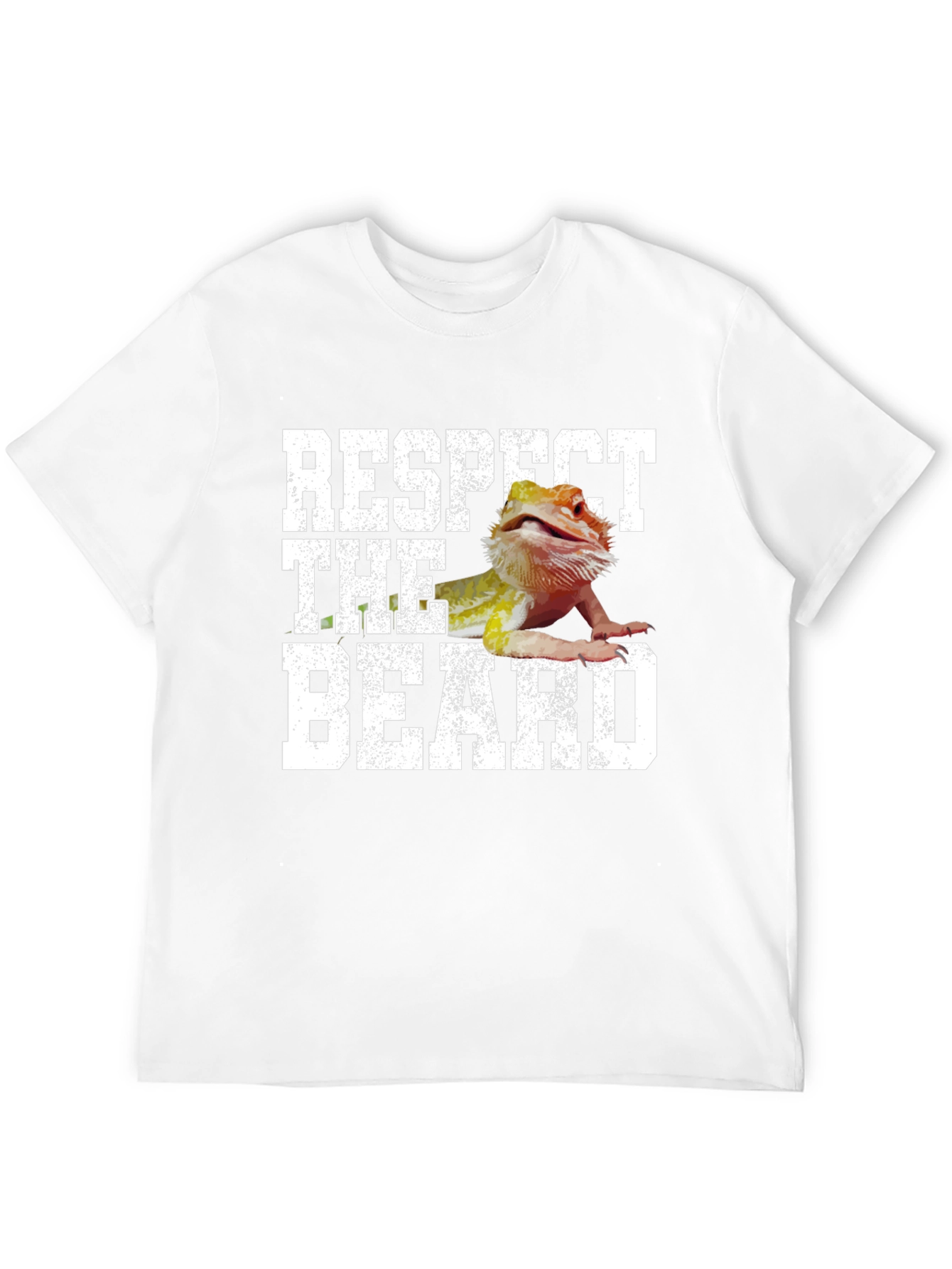 Respect The Beard T-Shirt Bearded Dragon Tee
