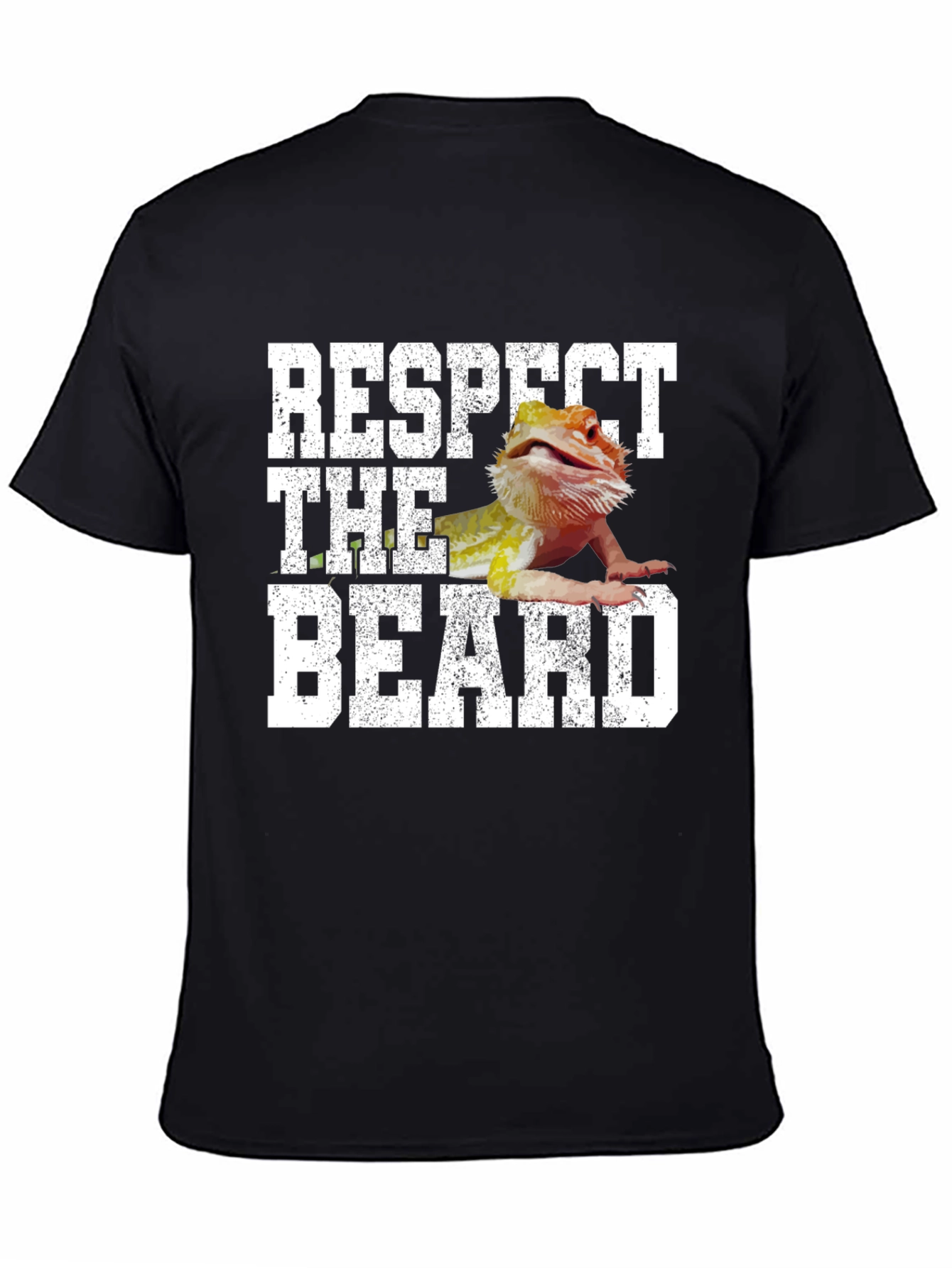 Respect The Beard T-Shirt Bearded Dragon Tee