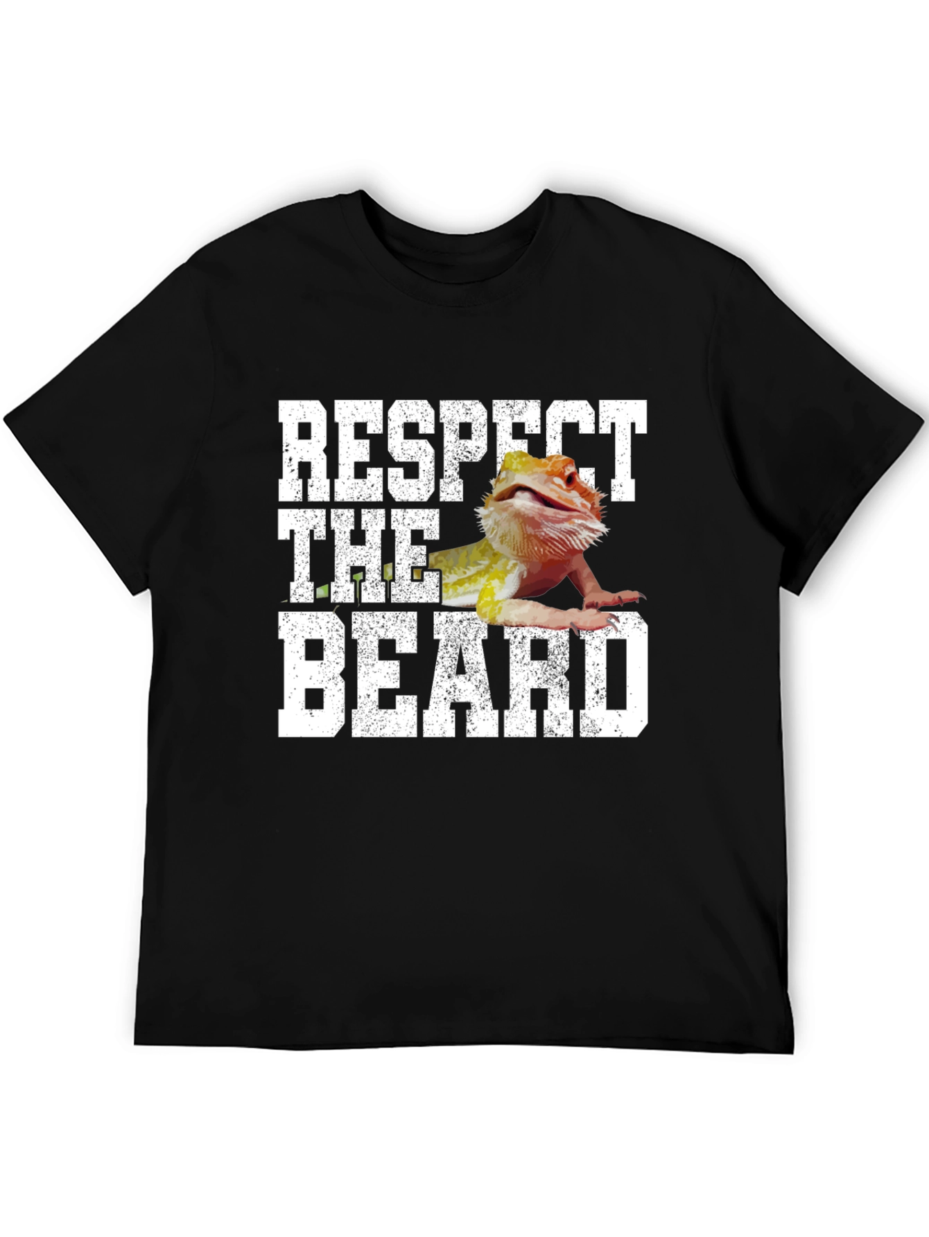 Respect The Beard T-Shirt Bearded Dragon Tee