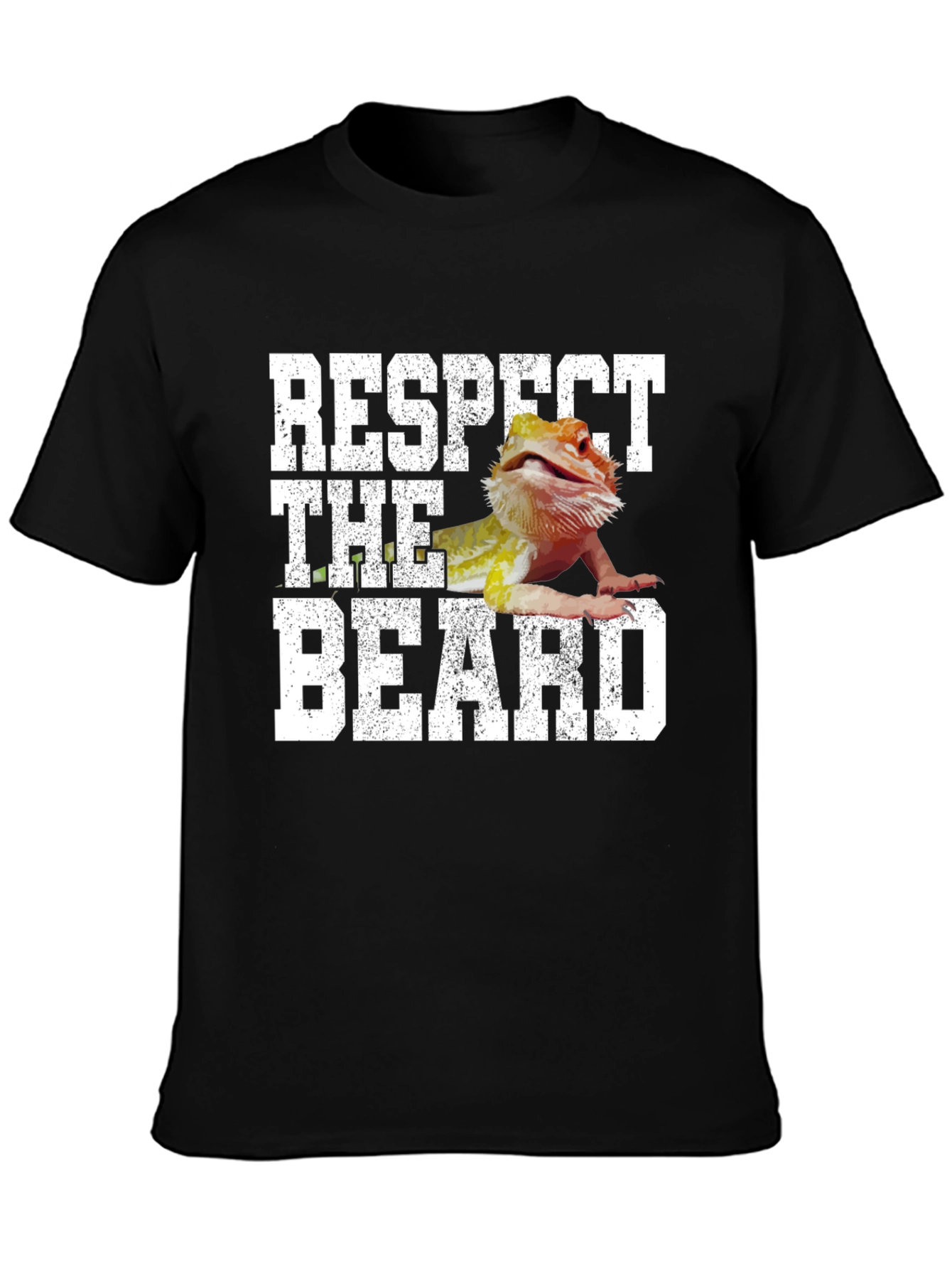Respect The Beard T-Shirt Bearded Dragon Tee